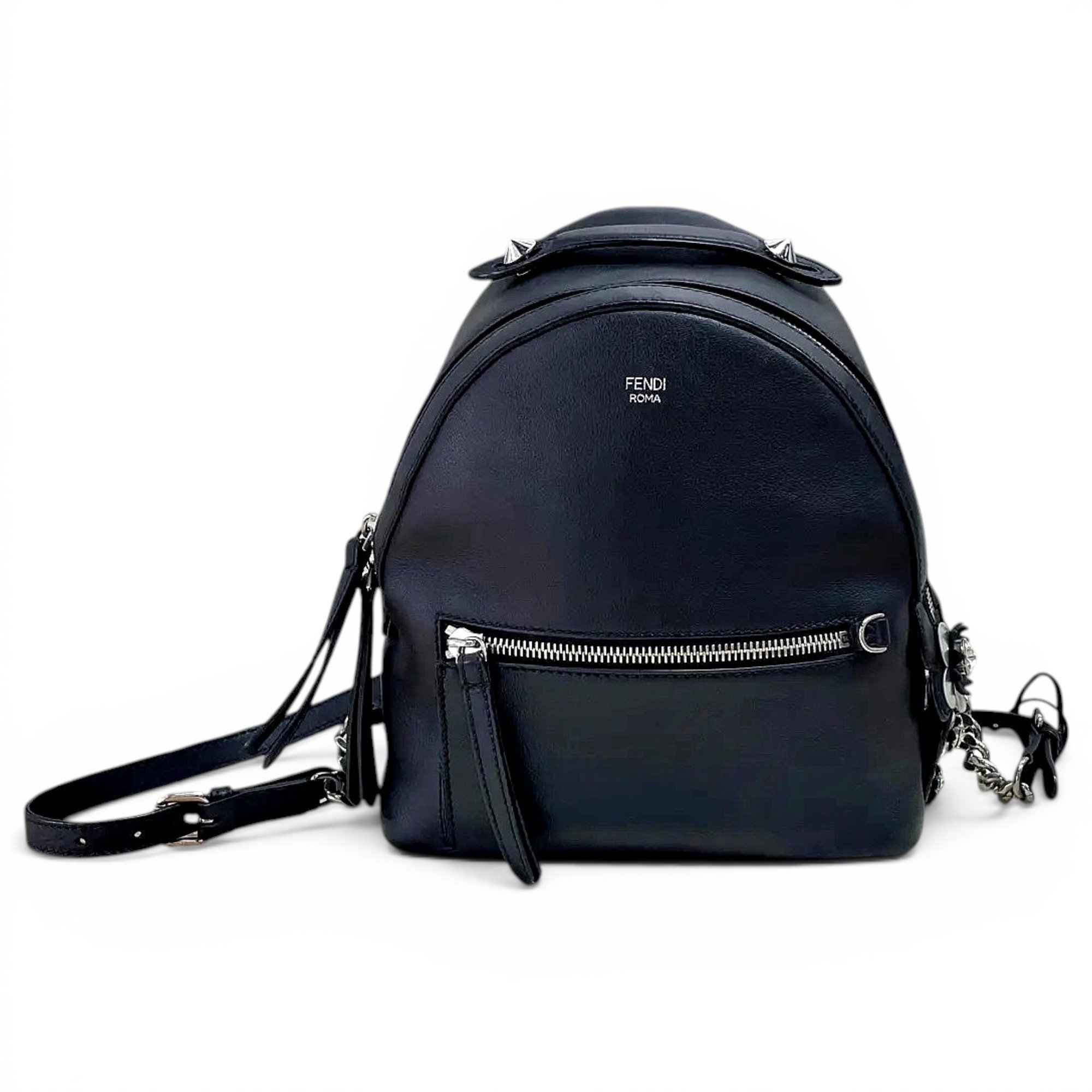 Leather backpack