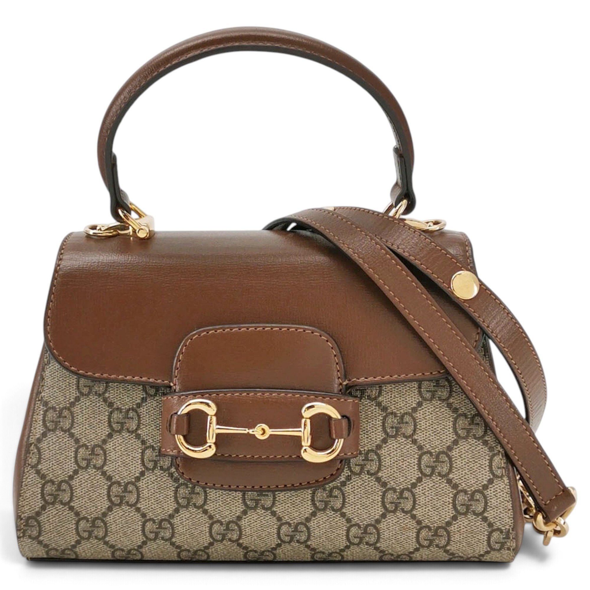 Handle Horsebit 1955 leather handbag
