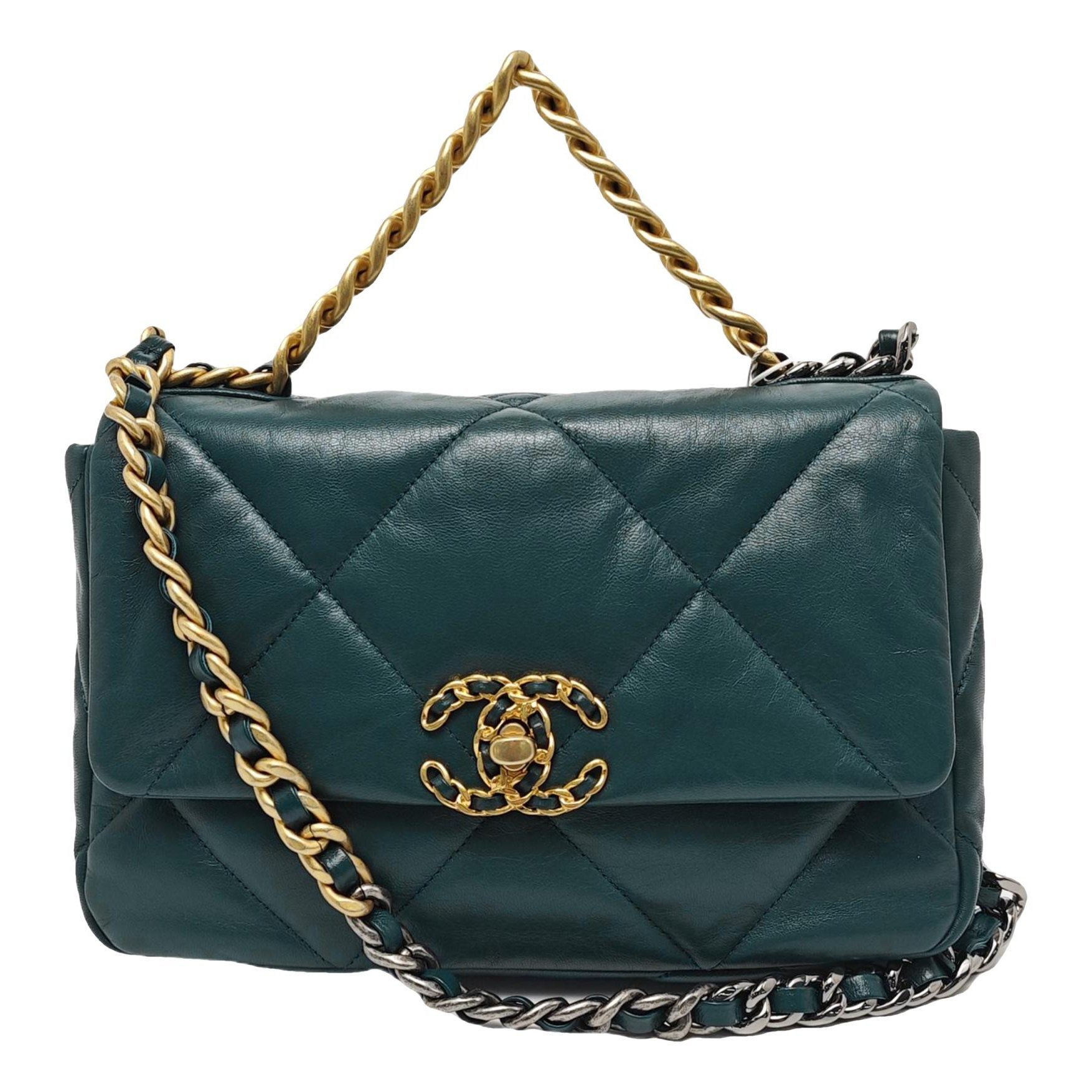 Chanel 19 leather handbag