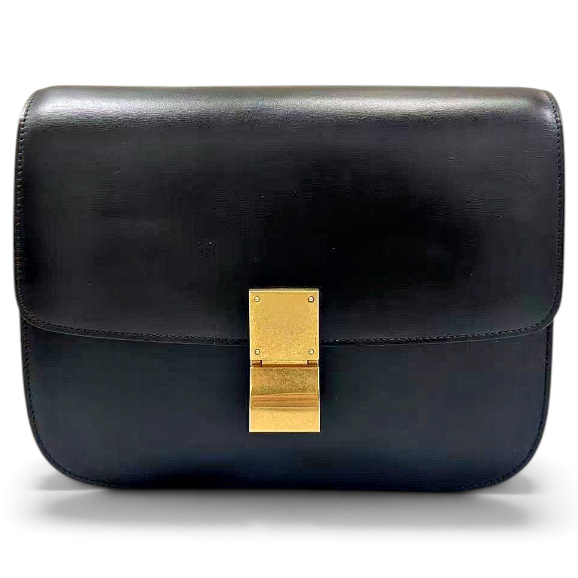 Classic leather handbag