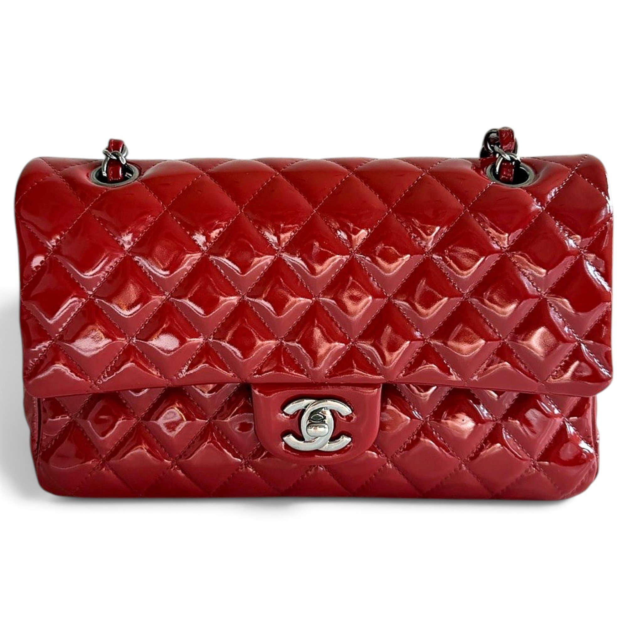 Timeless/Classique patent leather handbag