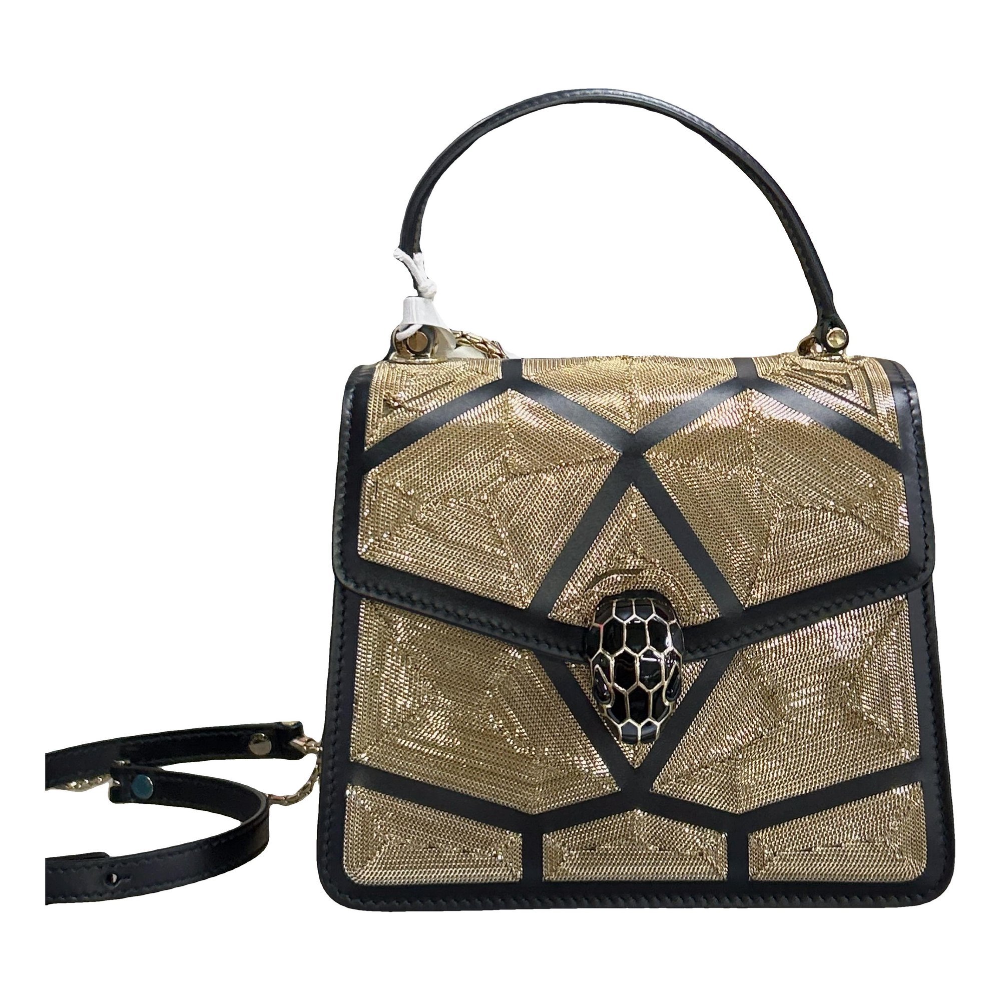 Serpenti leather handbag