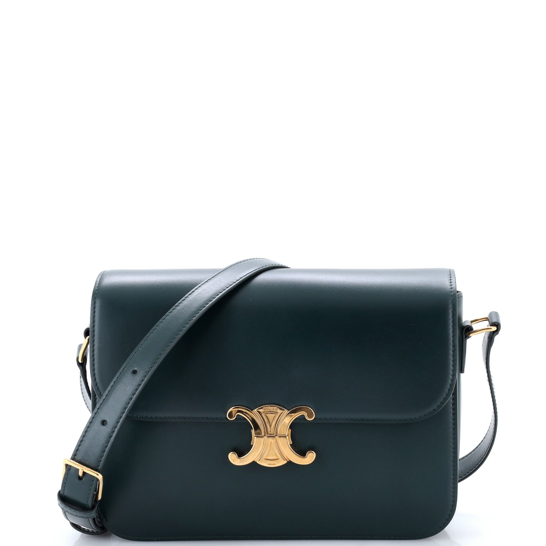 Triomphe Shoulder Bag Smooth Calfskin Large