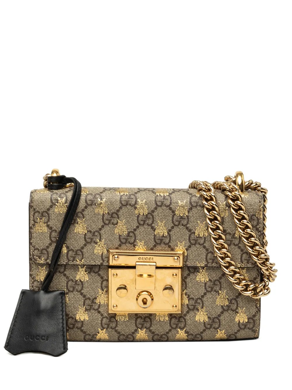 2016-2026 Small GG Supreme Bee Padlock crossbody bag
