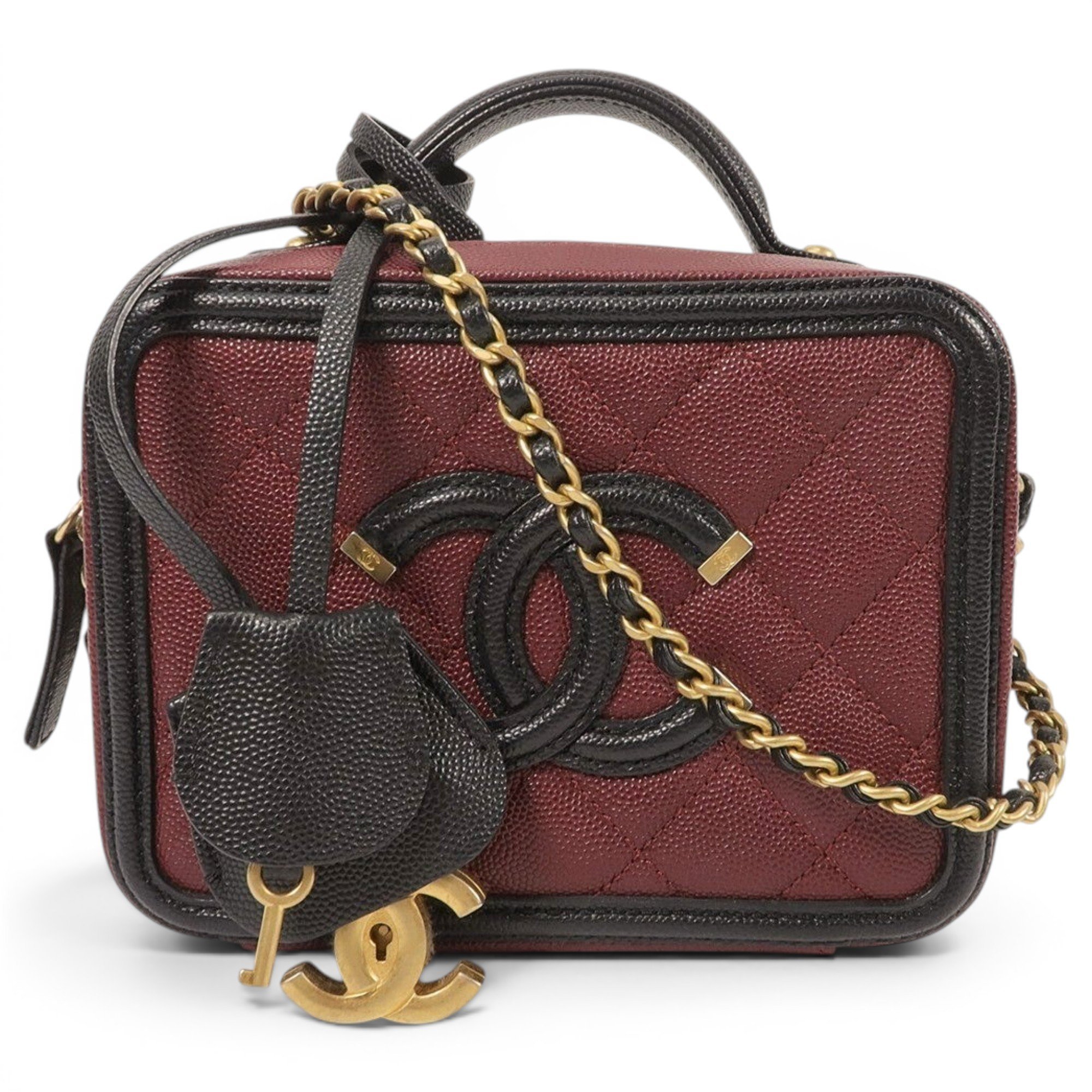 Vanity leather mini bag