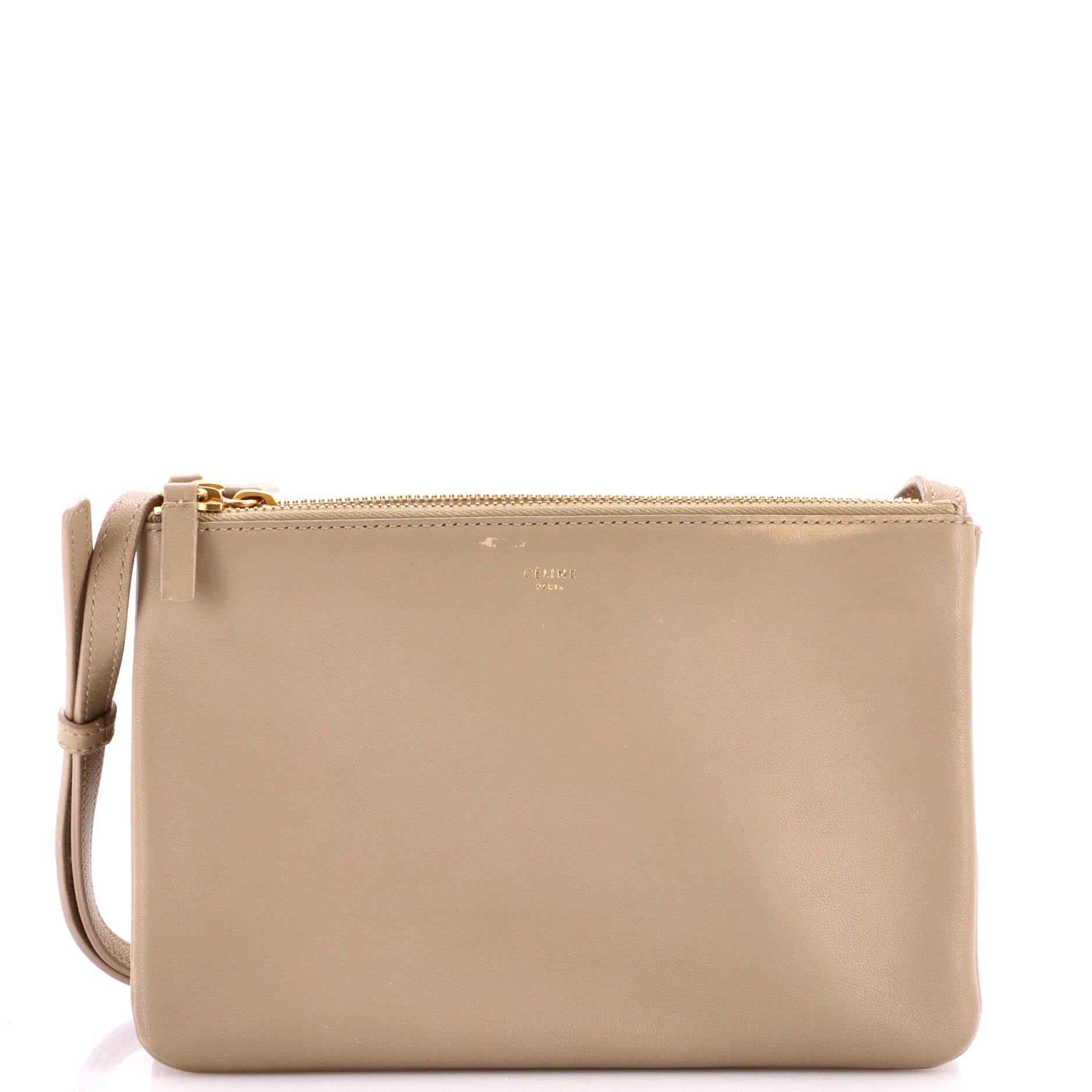 Trio Crossbody Bag Leather Small