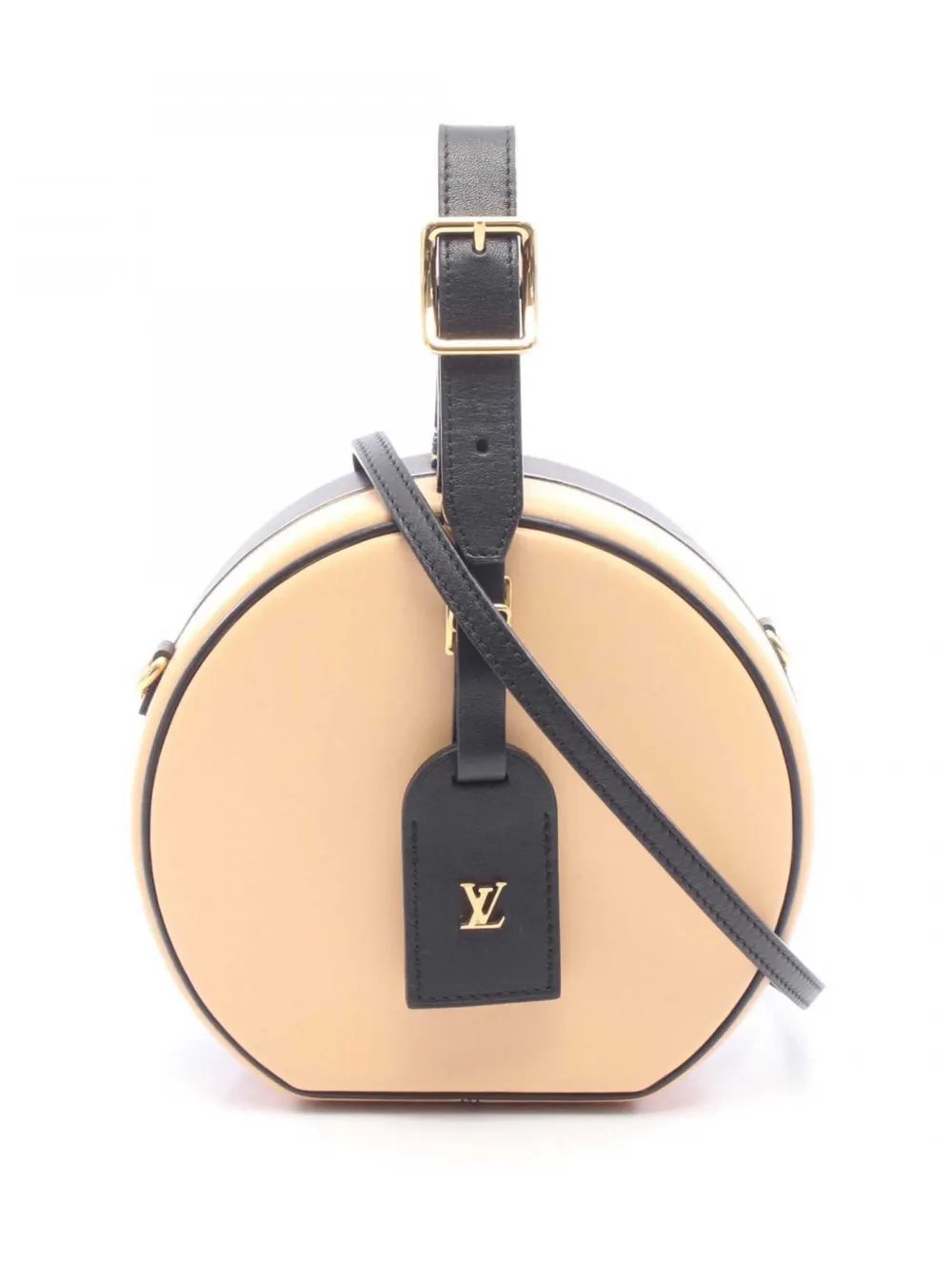 2015-2026 Bicolor Calfskin Petite Boite Chapeau satchel