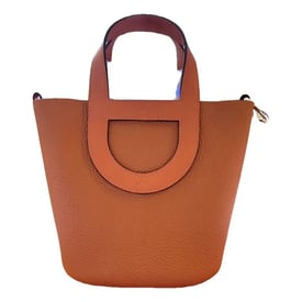 Hermes In The Loop Handbag Orange Leather