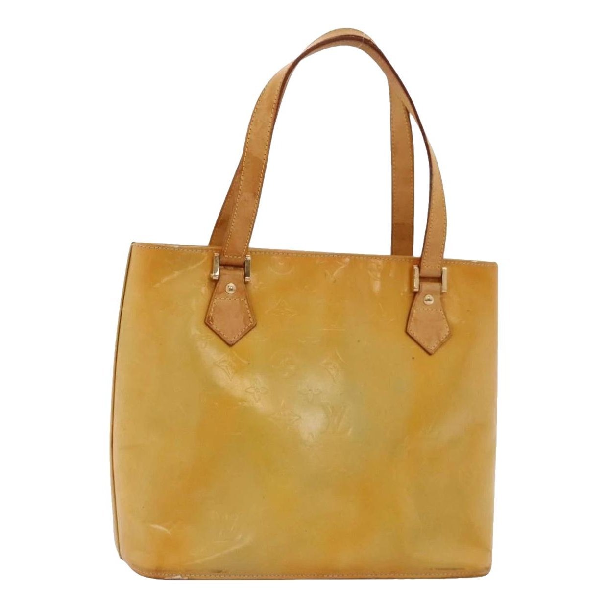 Patent leather handbag