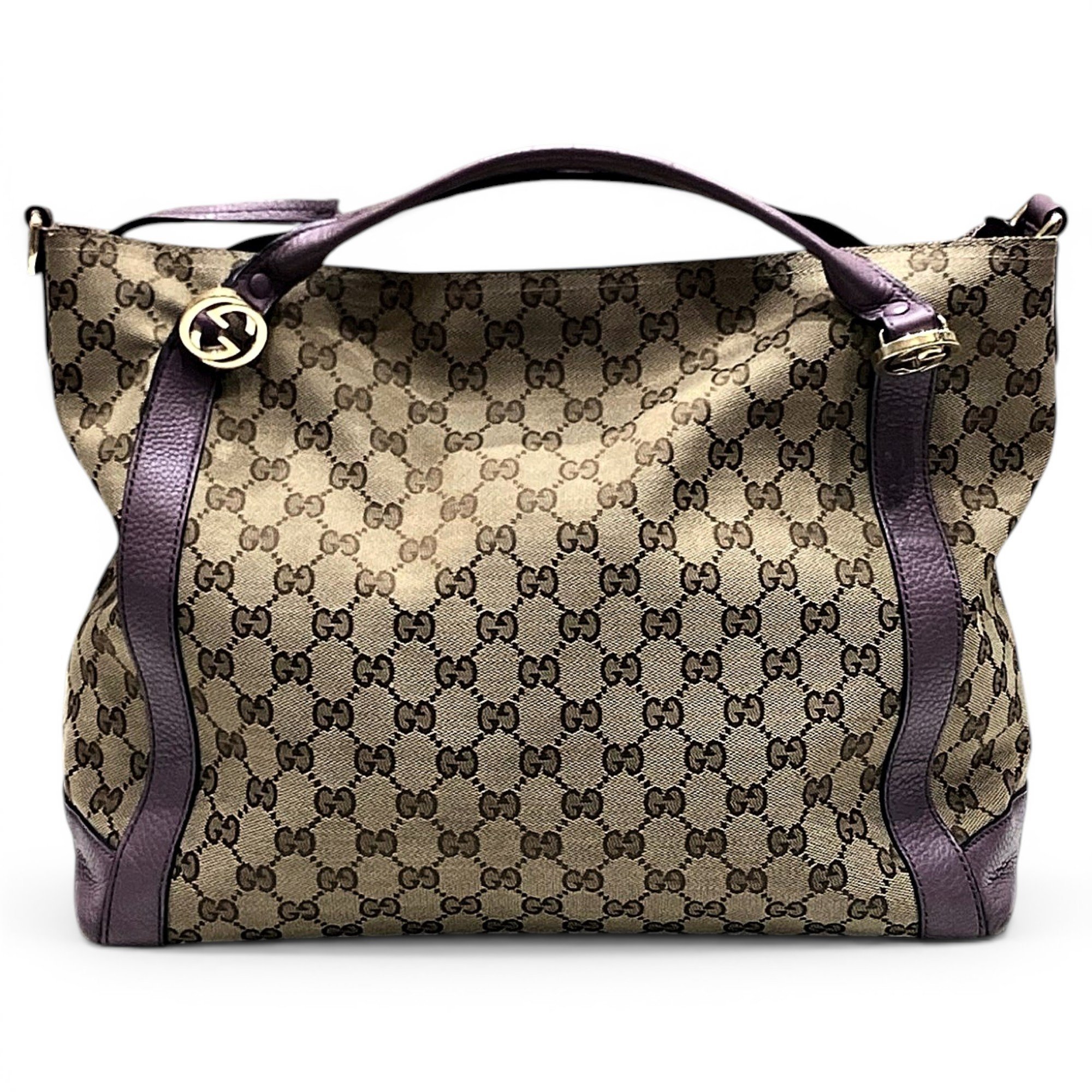 Leather tote