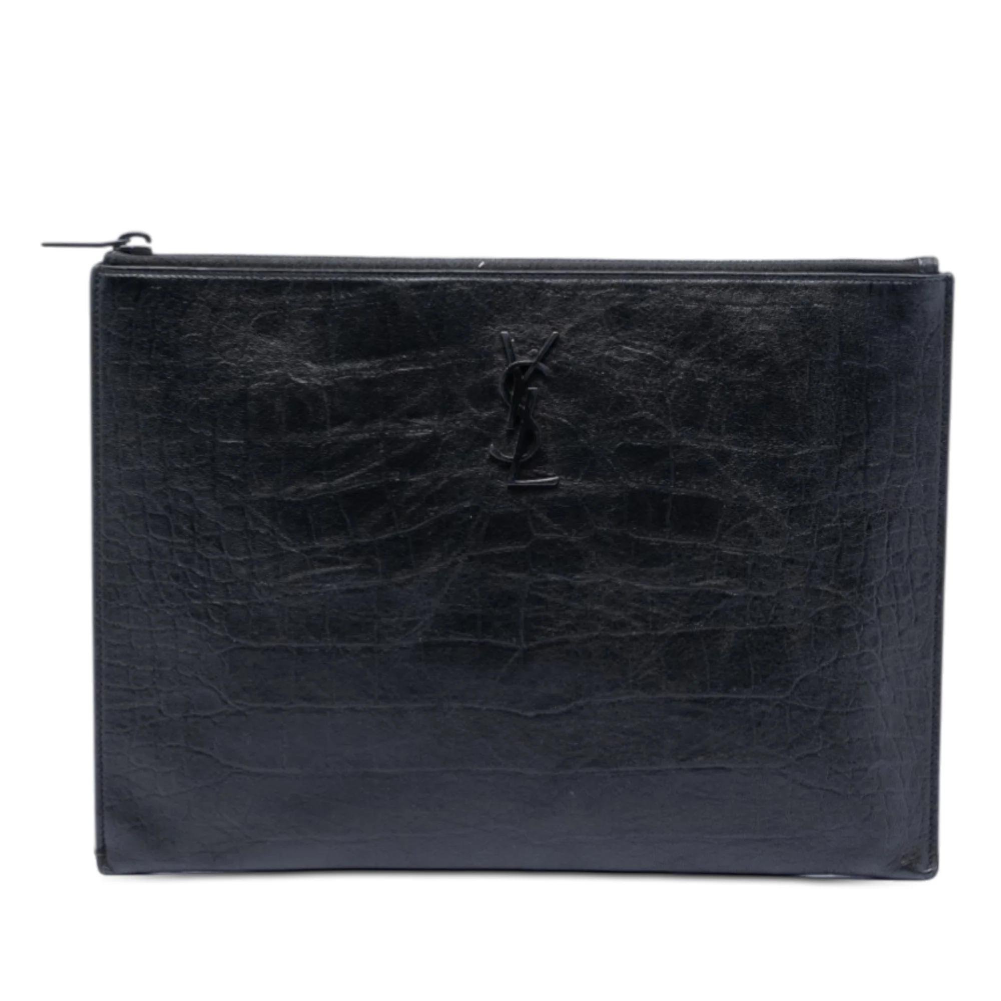 Portefeuille enveloppe leather handbag