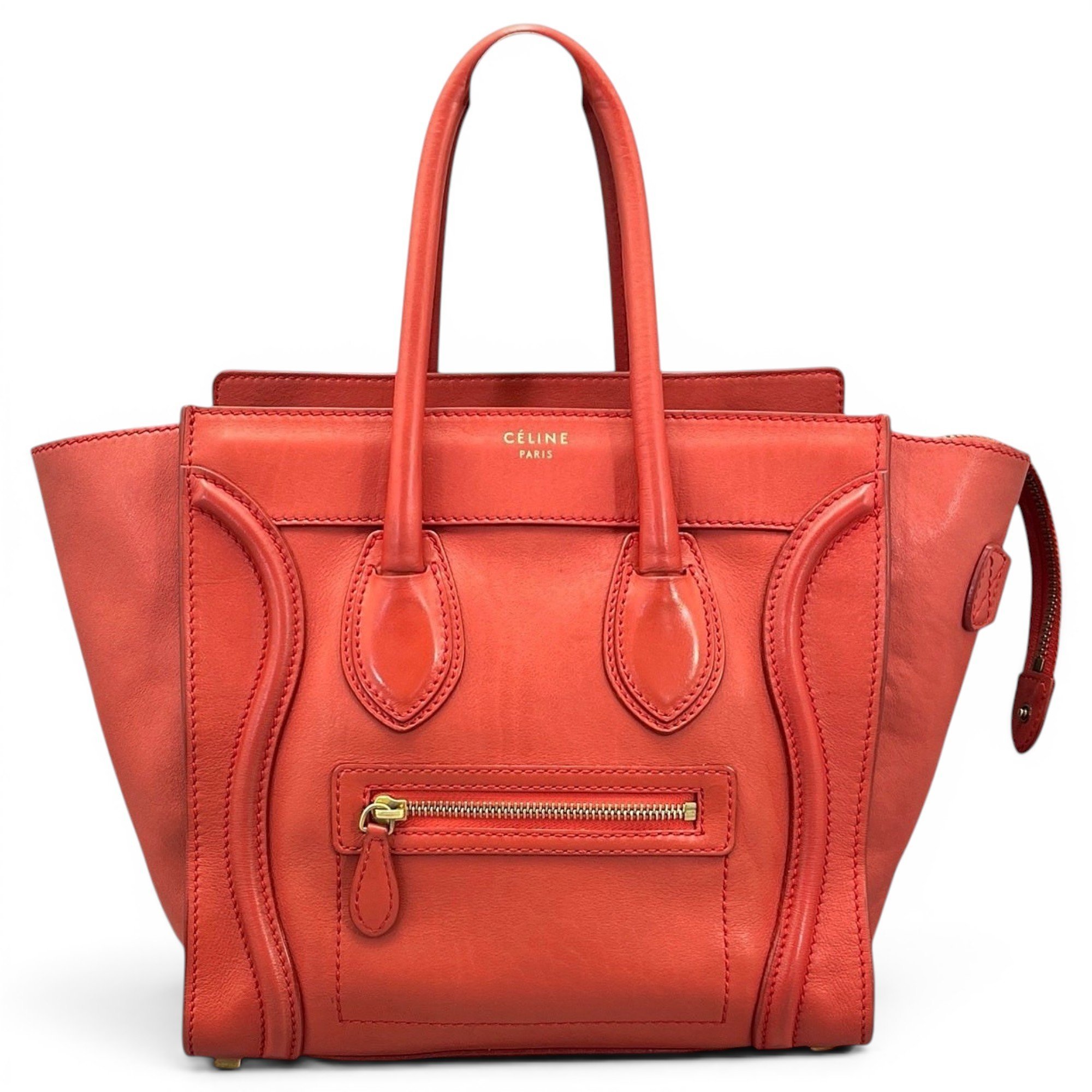 Luggage leather tote
