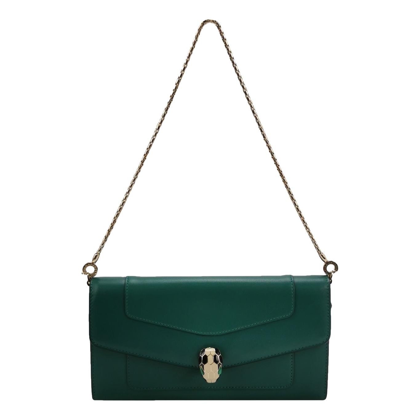 Serpenti leather handbag