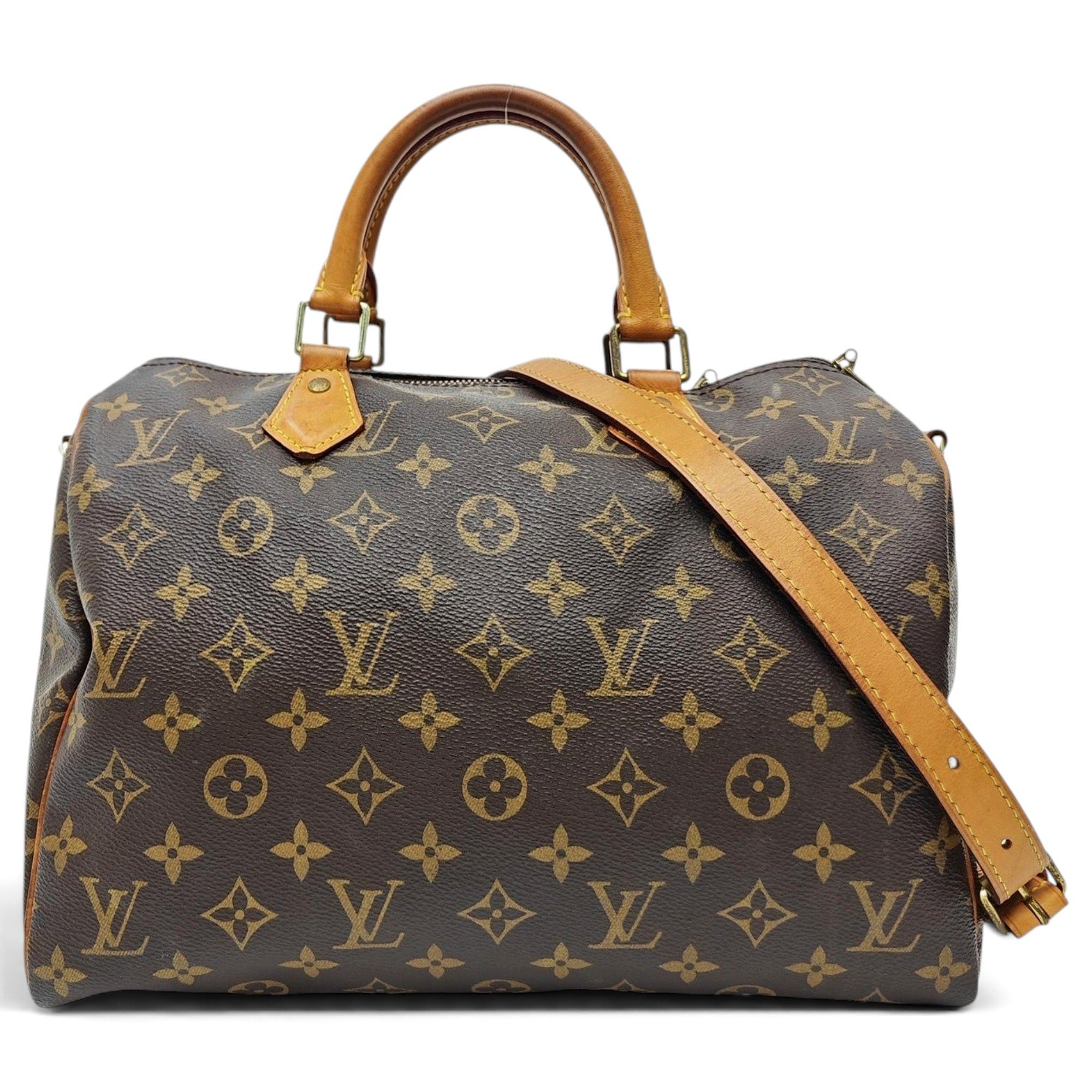 Nano Speedy / Mini HL leather handbag