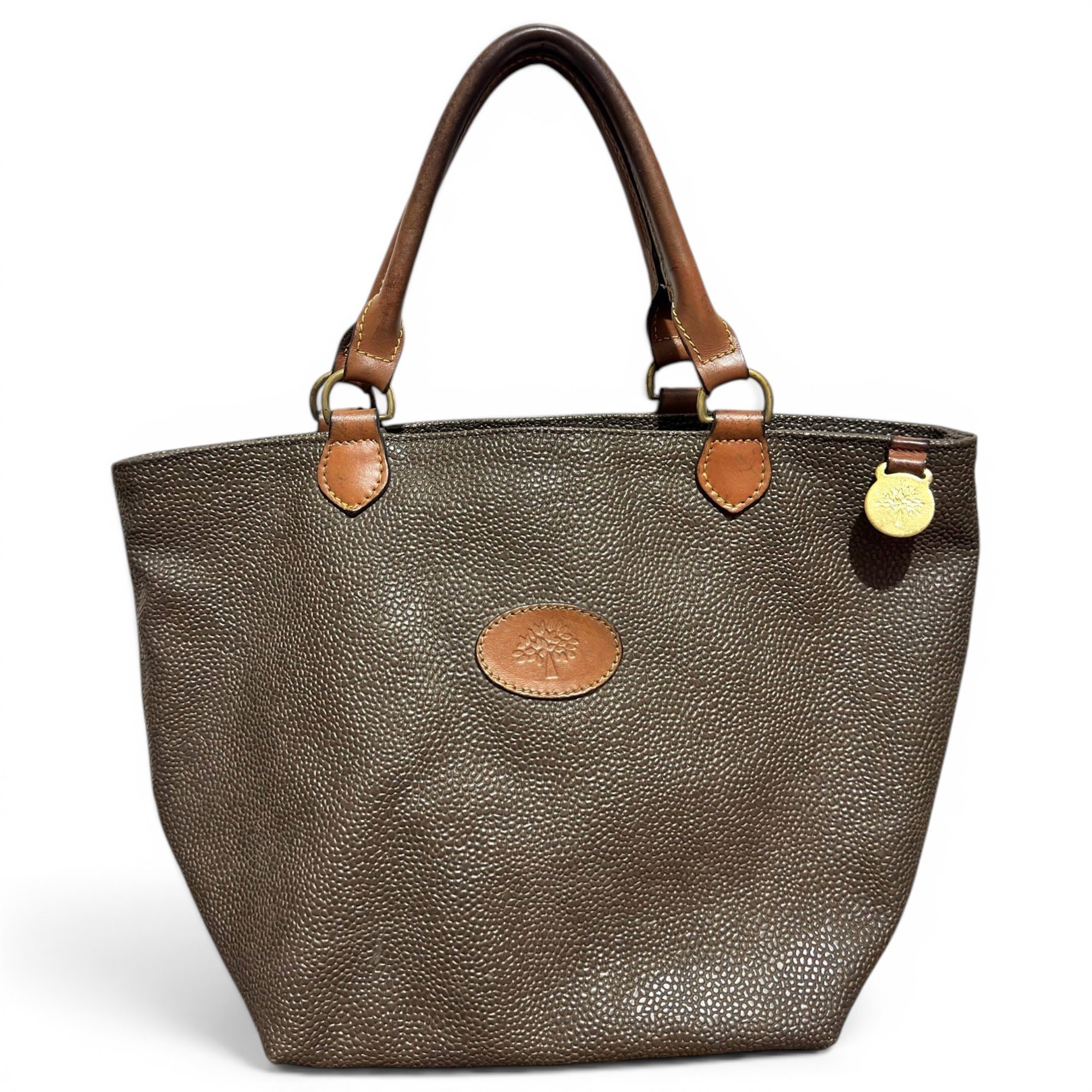 Leather tote