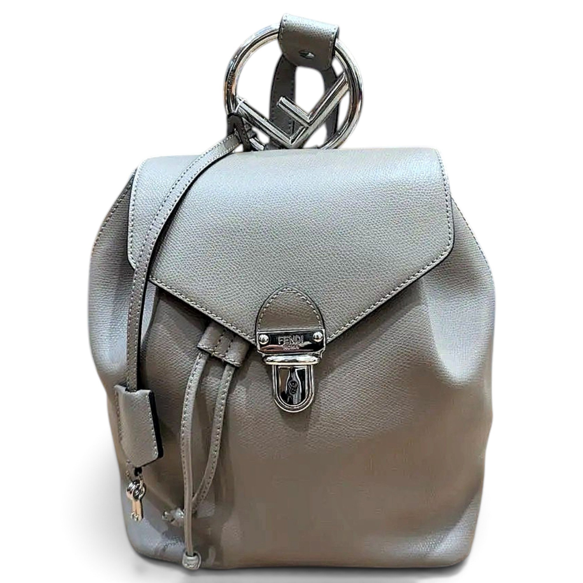 Leather backpack