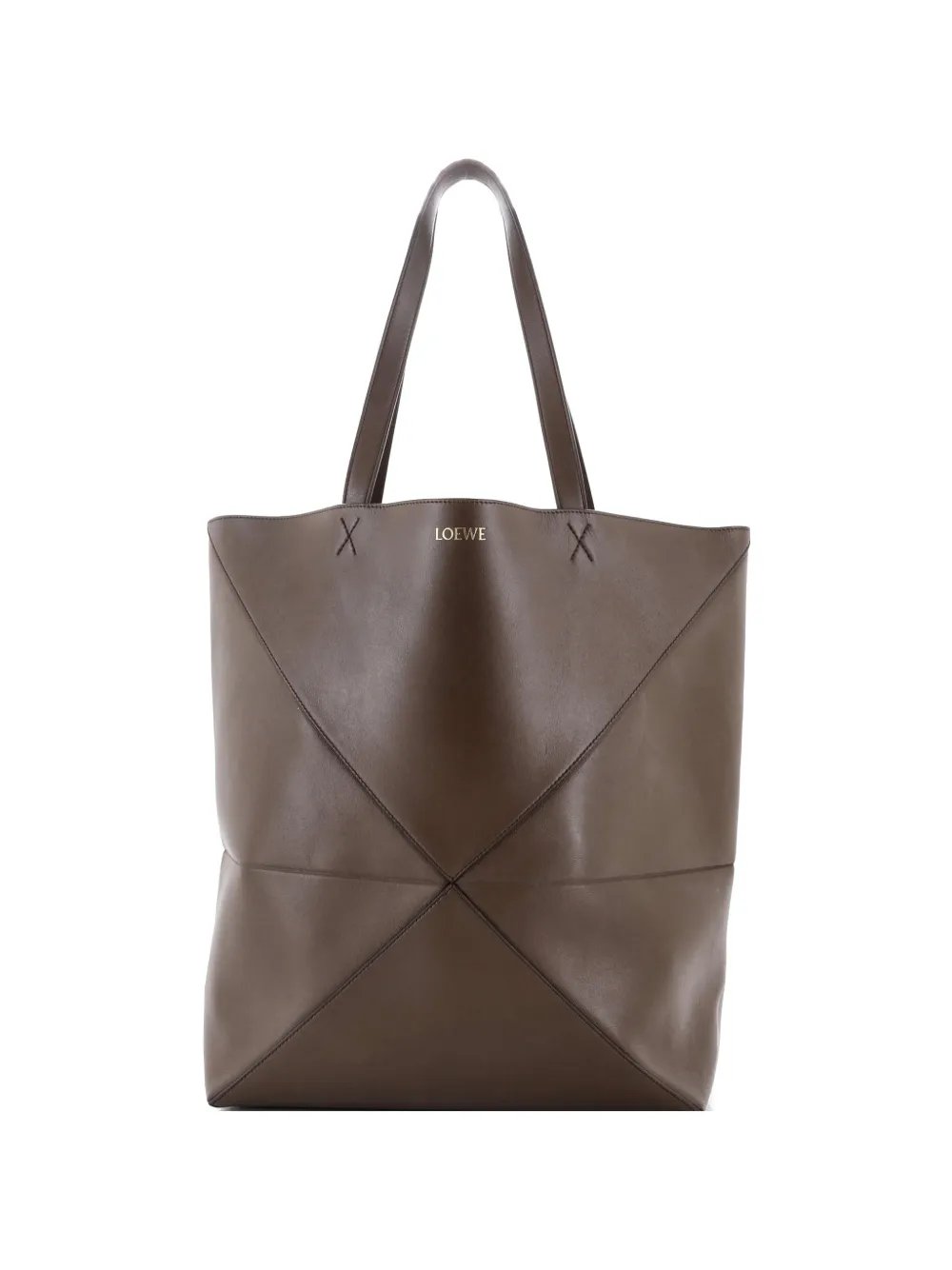 Puzzle Fold Leather XL tote bag