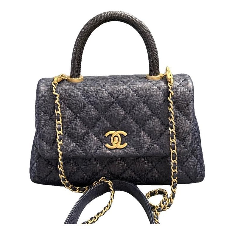 Coco Handle leather handbag