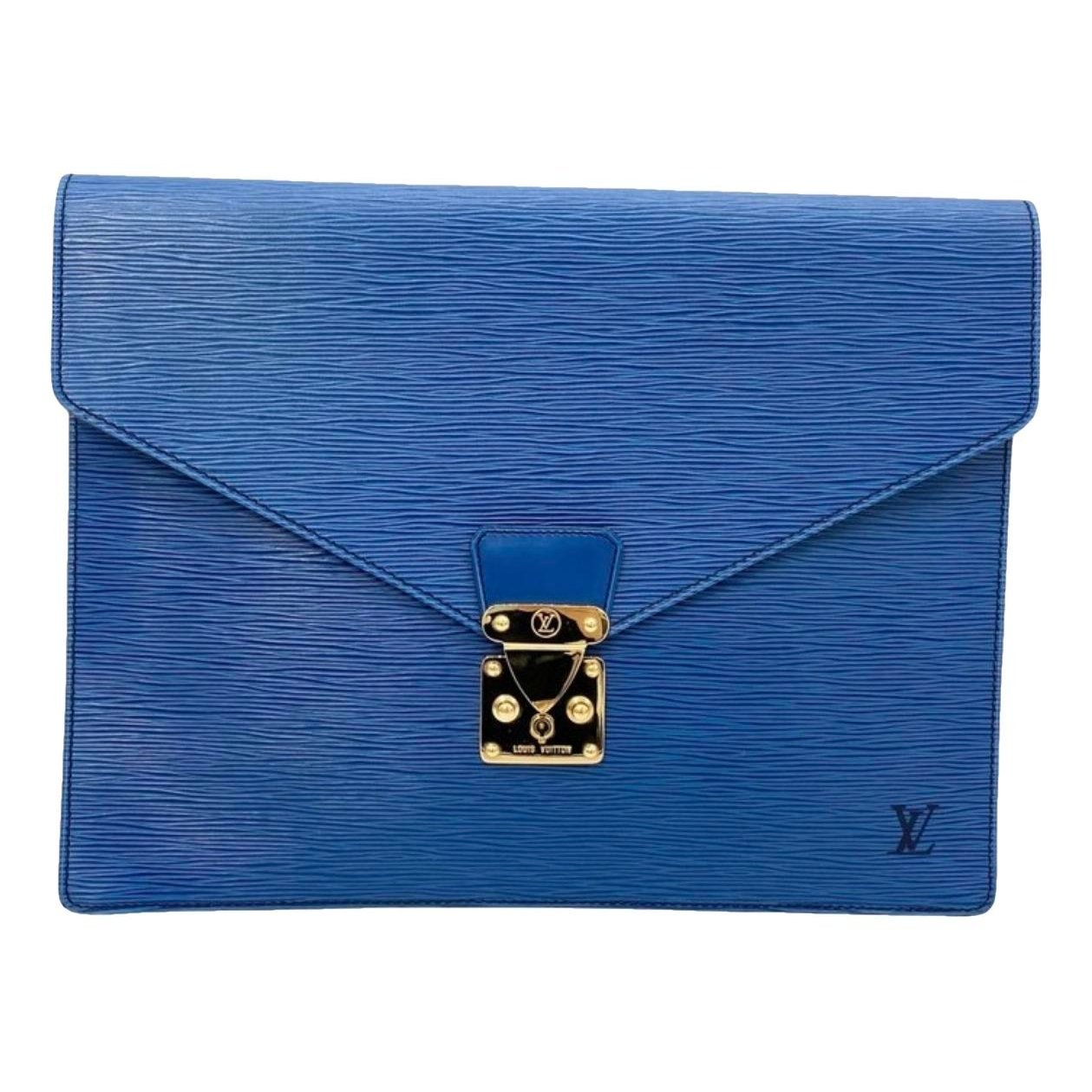 Sénateur leather clutch bag
