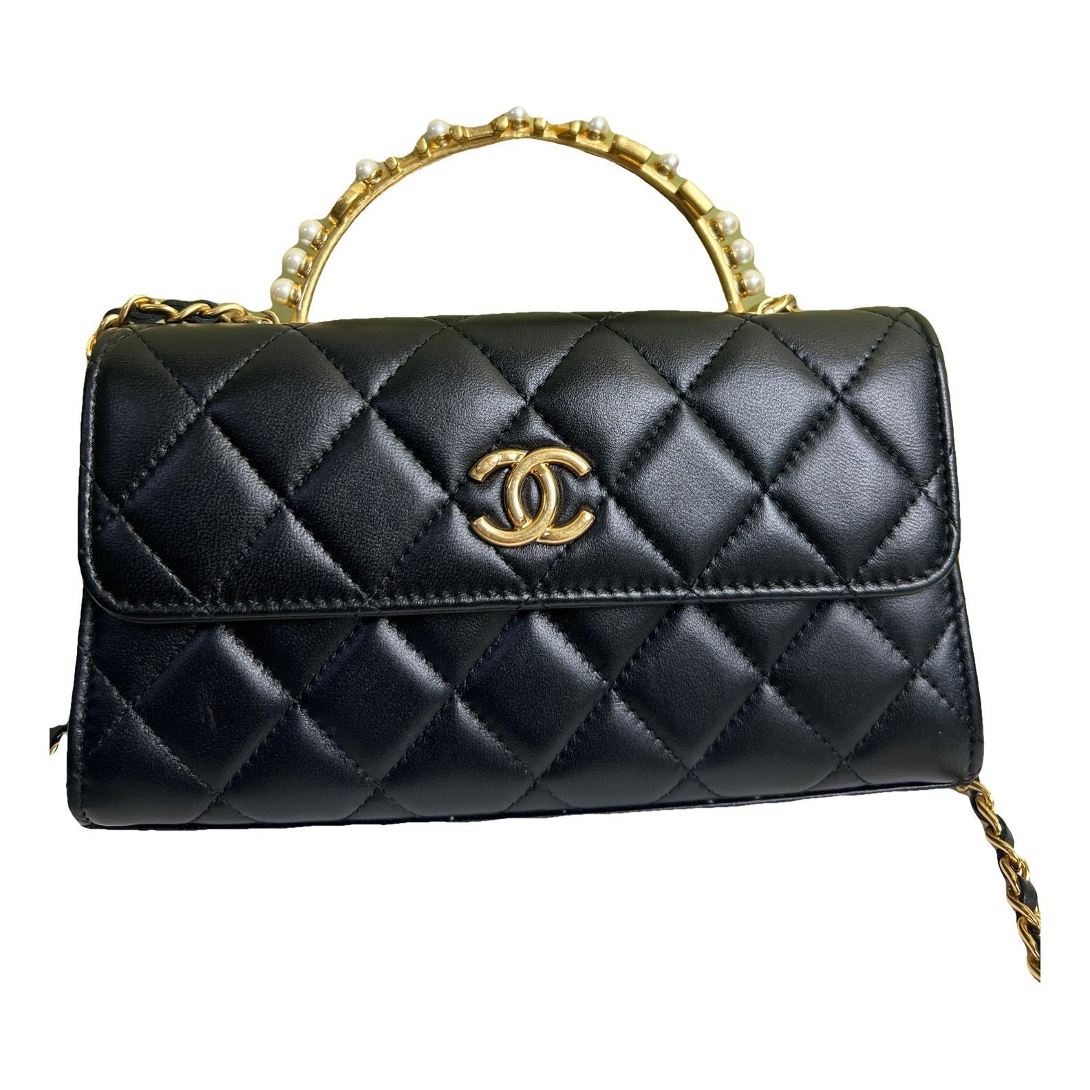 Coco Handle leather handbag