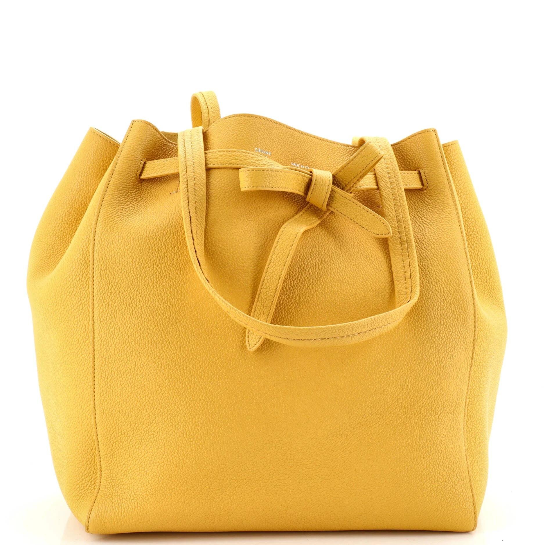 Leather tote