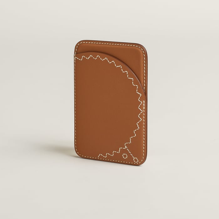 Gold "Hedgehog" Magsafe Card Holder