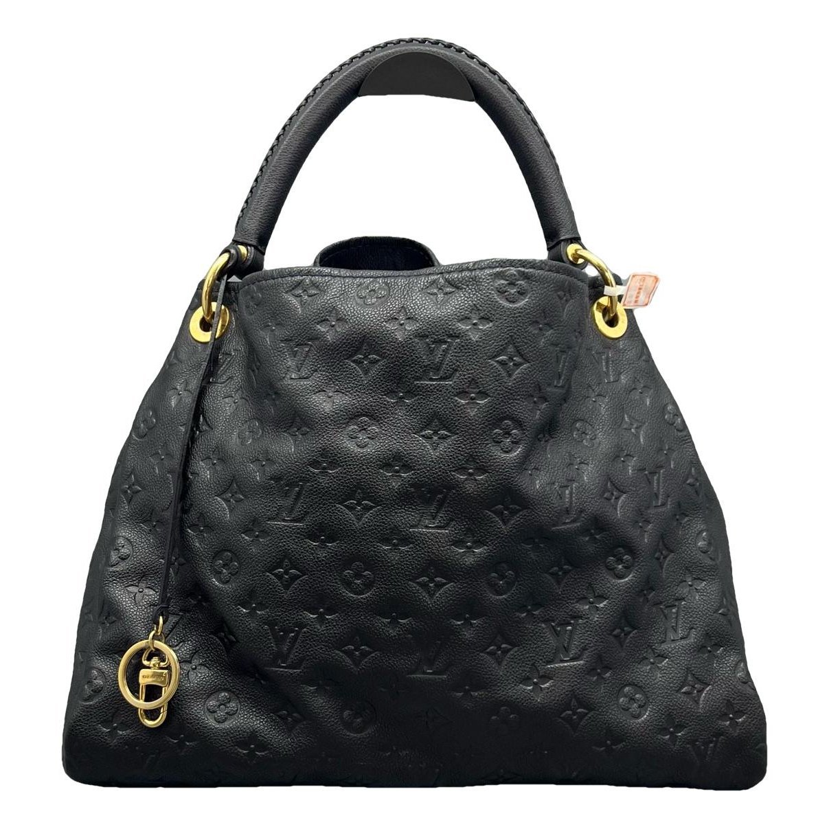 Artsy leather handbag