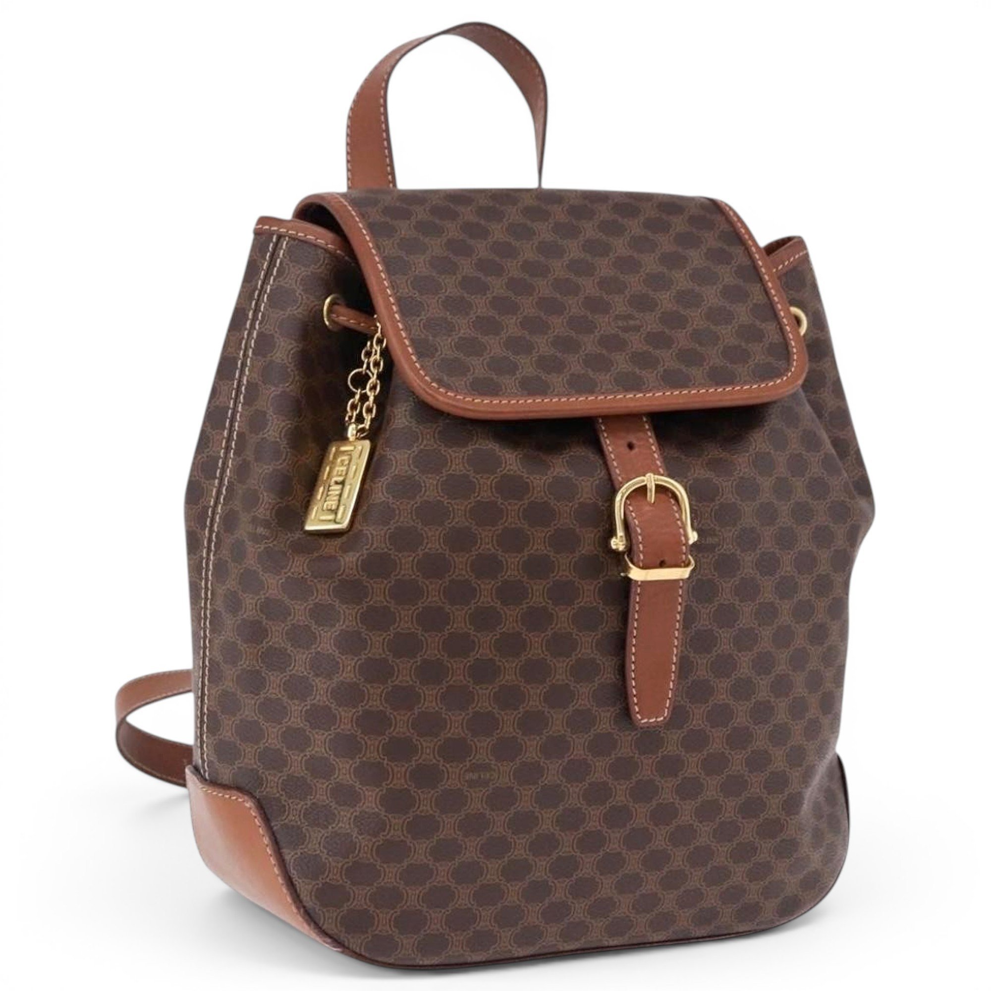 Leather backpack