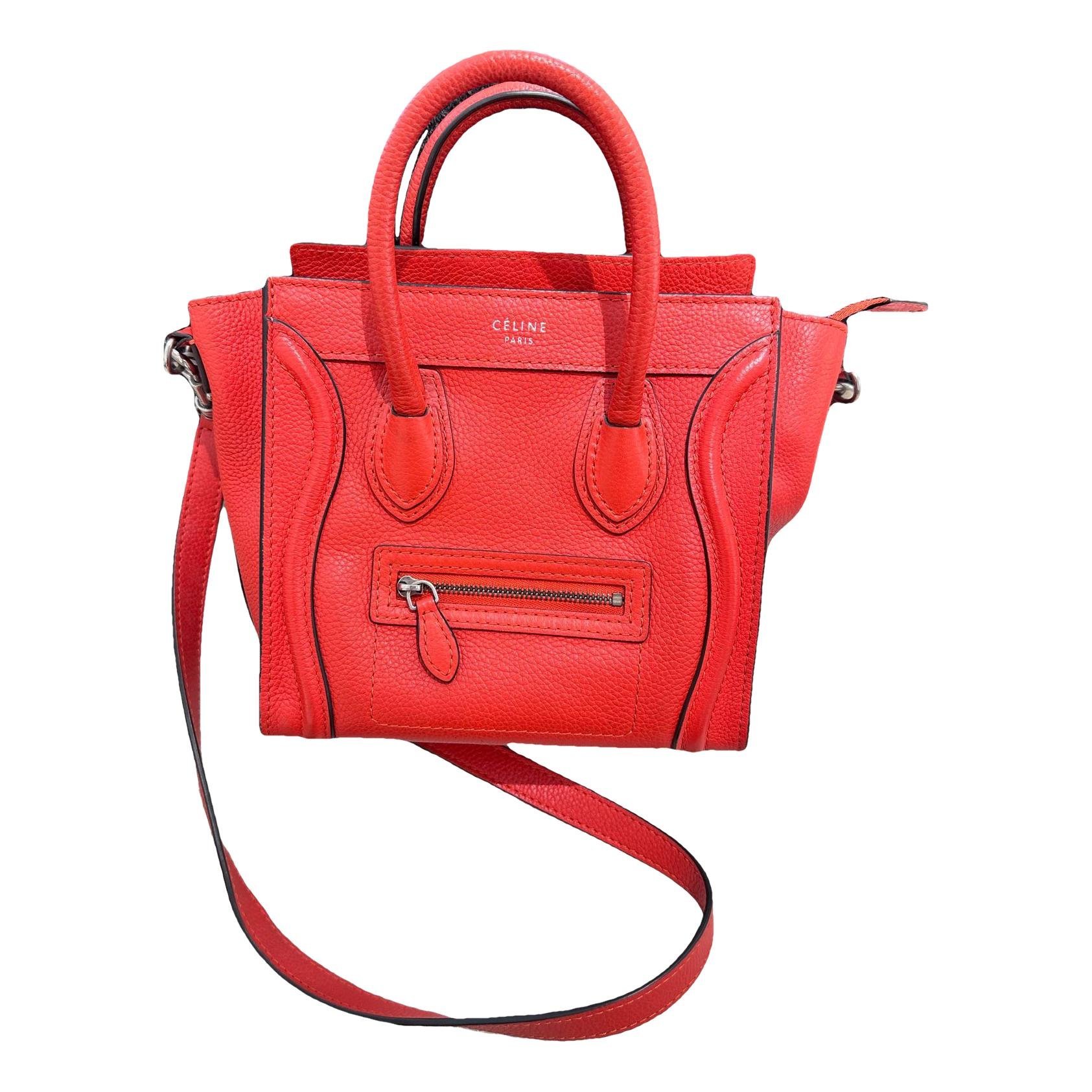 Nano Luggage leather handbag