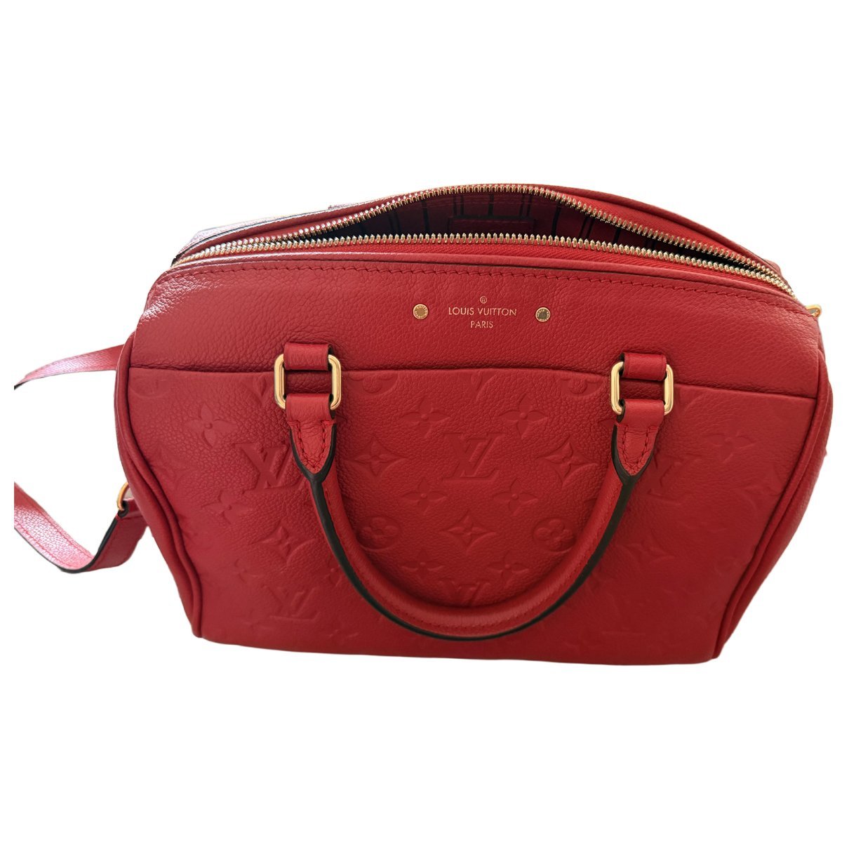 Speedy leather handbag
