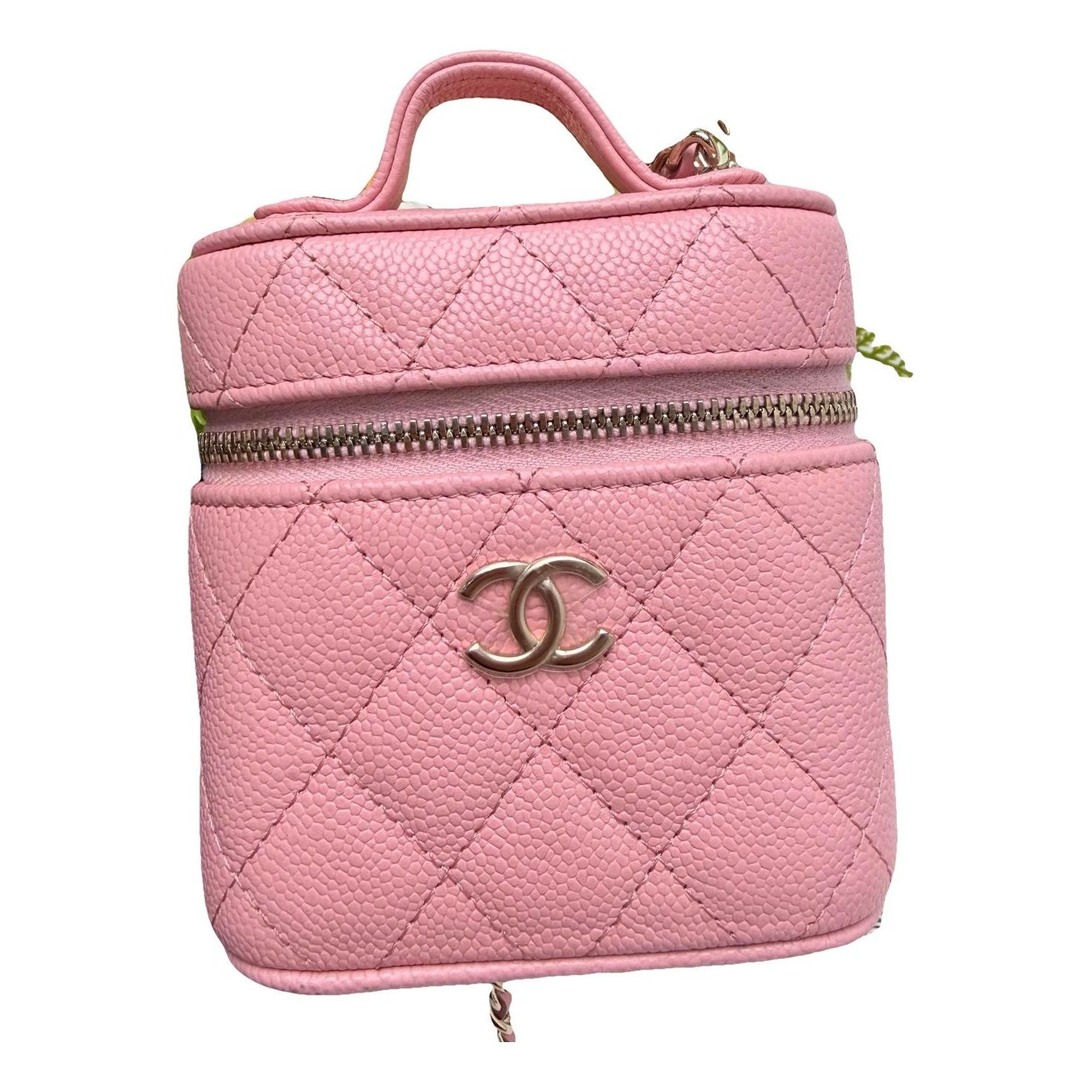 Trendy CC Vanity leather handbag