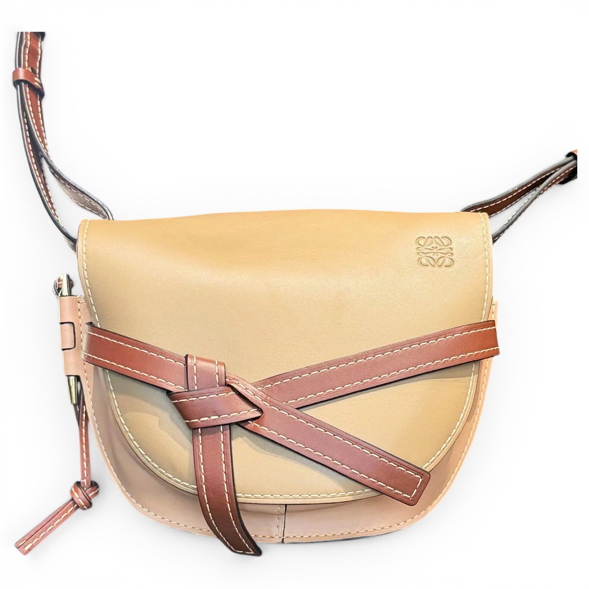 Gate leather handbag