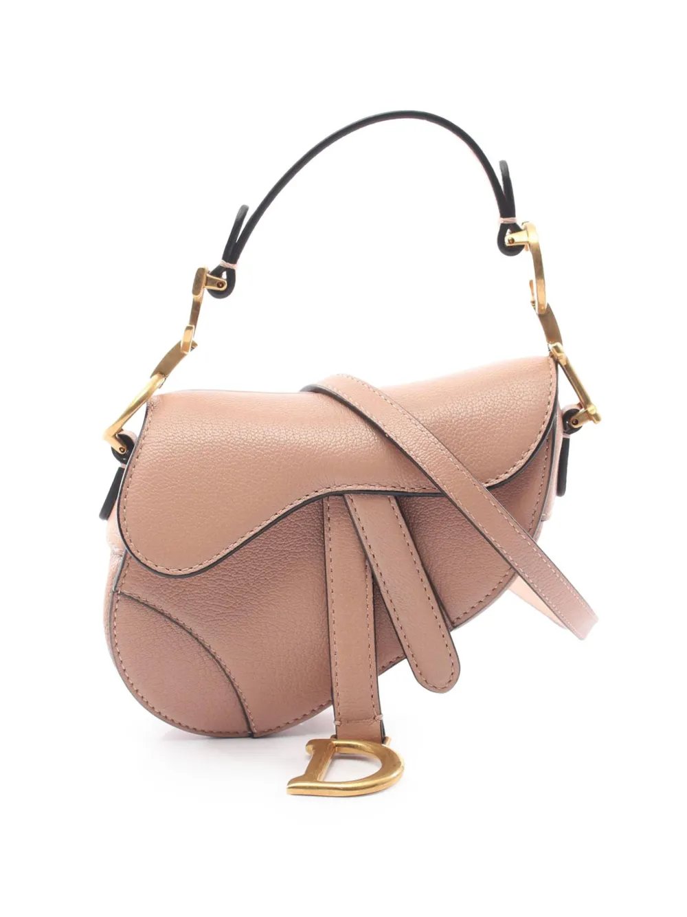 2000-2022 Micro Goatskin Saddle Bag satchel