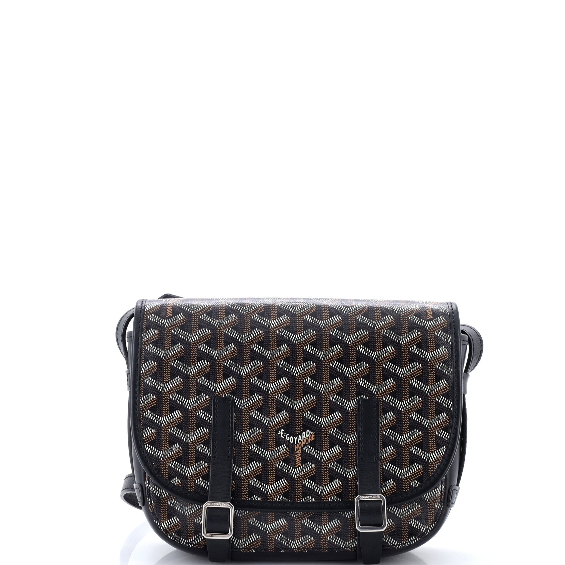 Goyard Belvedere Messenger Bag Coated Canvas with Leather PM