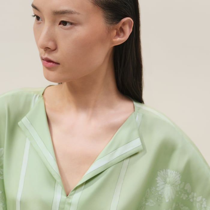Vert Tendre "Brides De Gala Et En Fleurs" Caftan