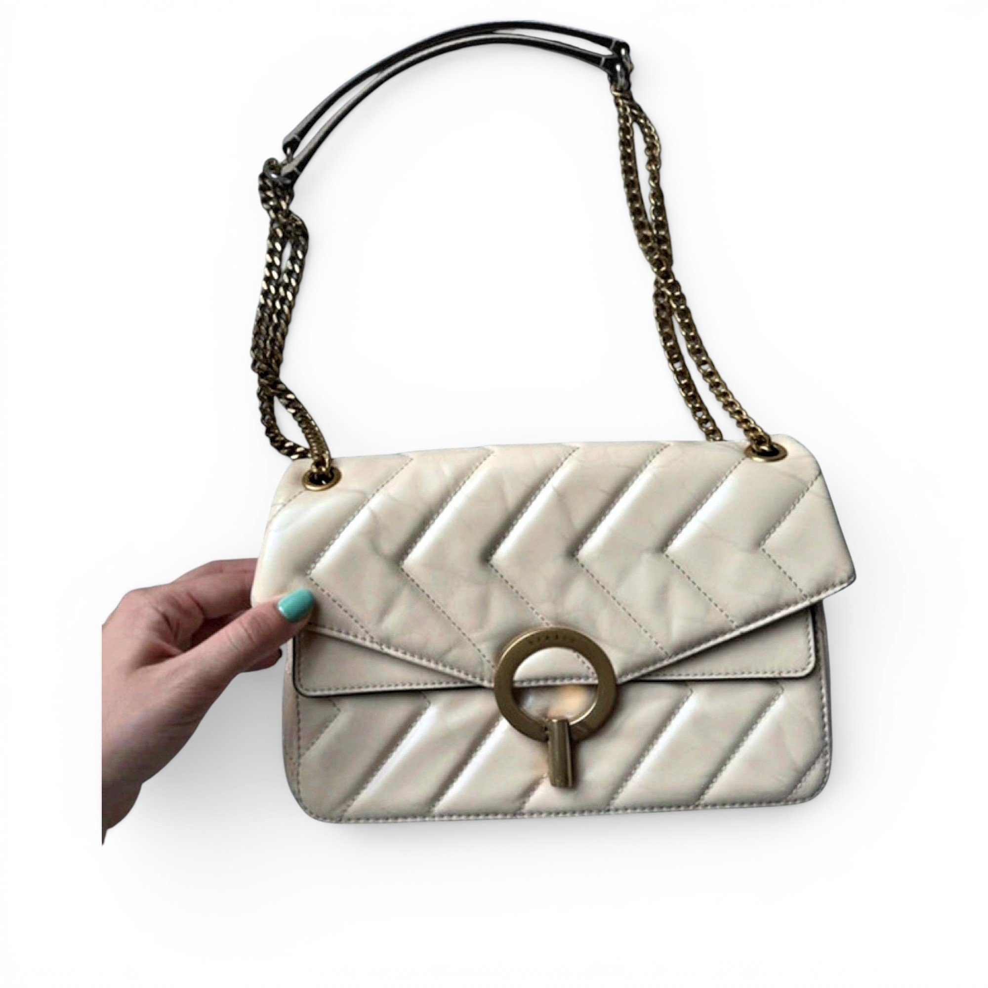 Yza leather handbag