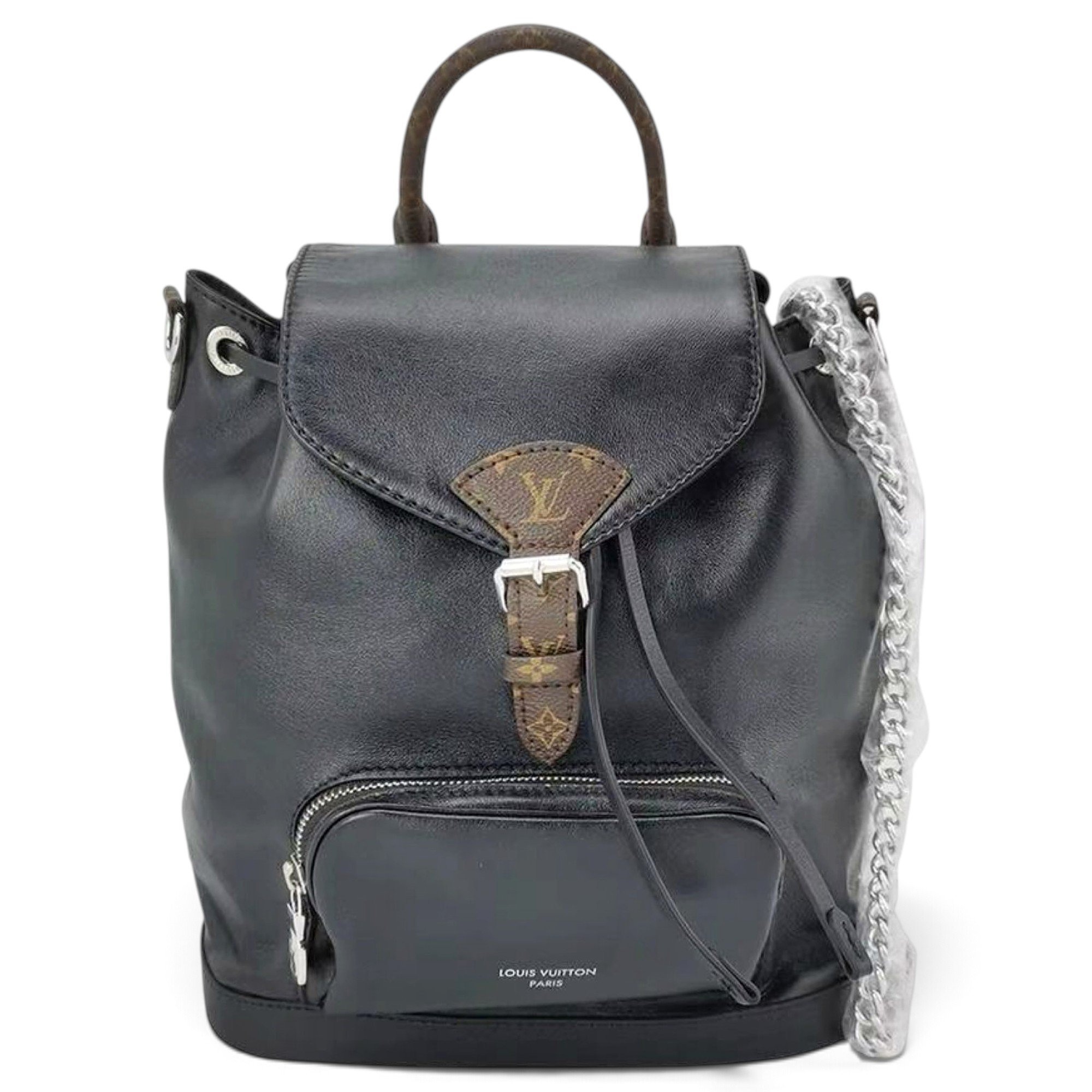 Montsouris leather backpack