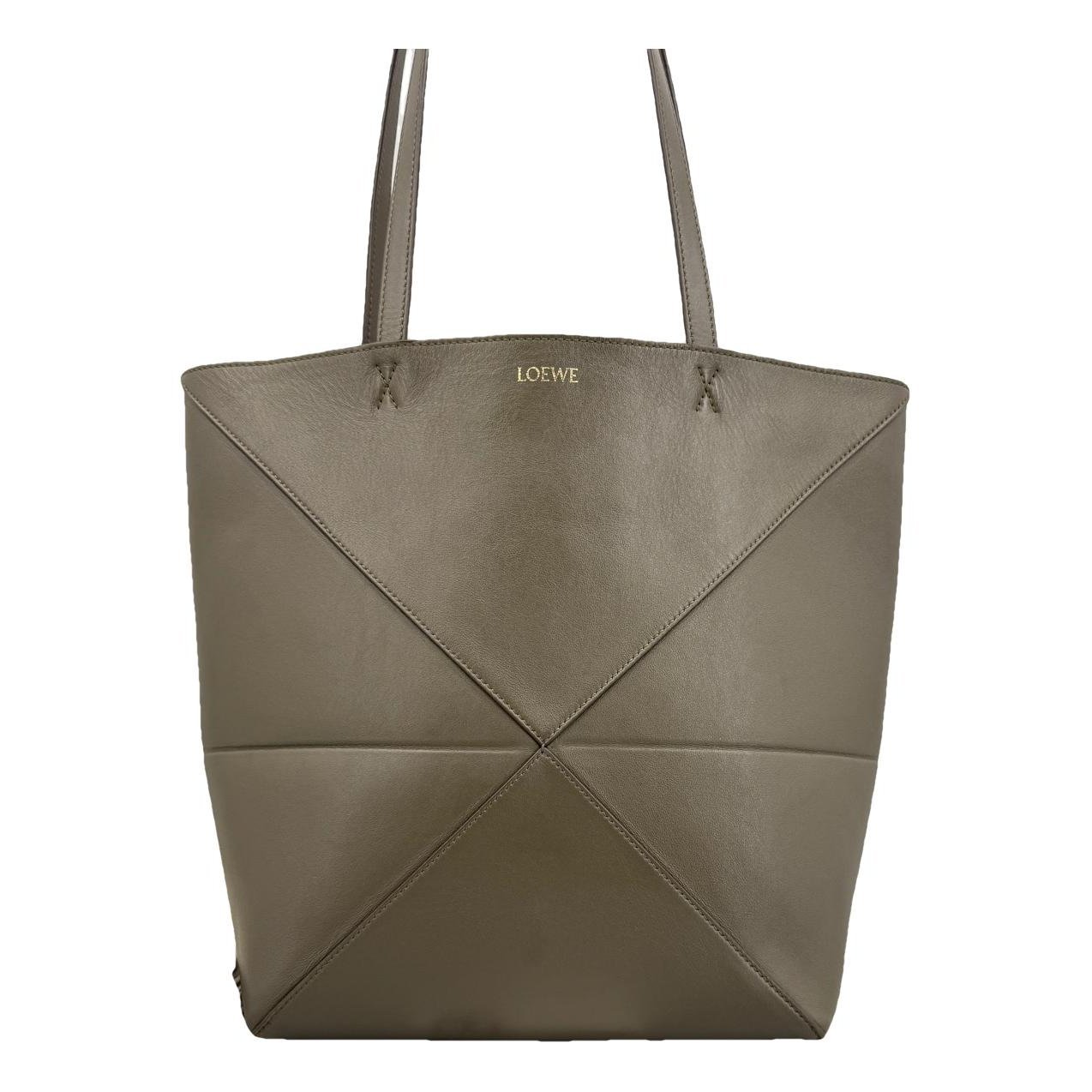 Puzzle Fold leather handbag