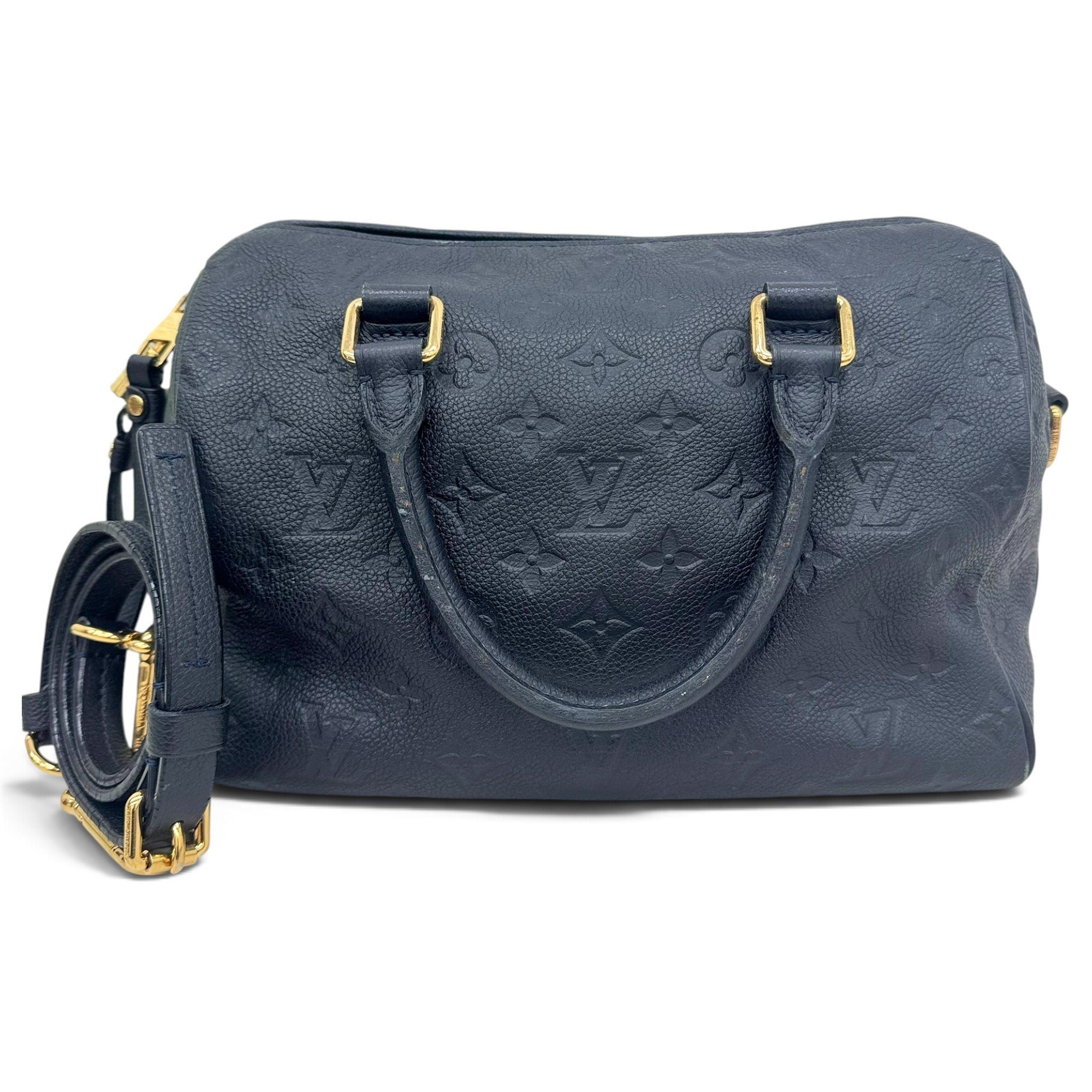 Speedy leather handbag