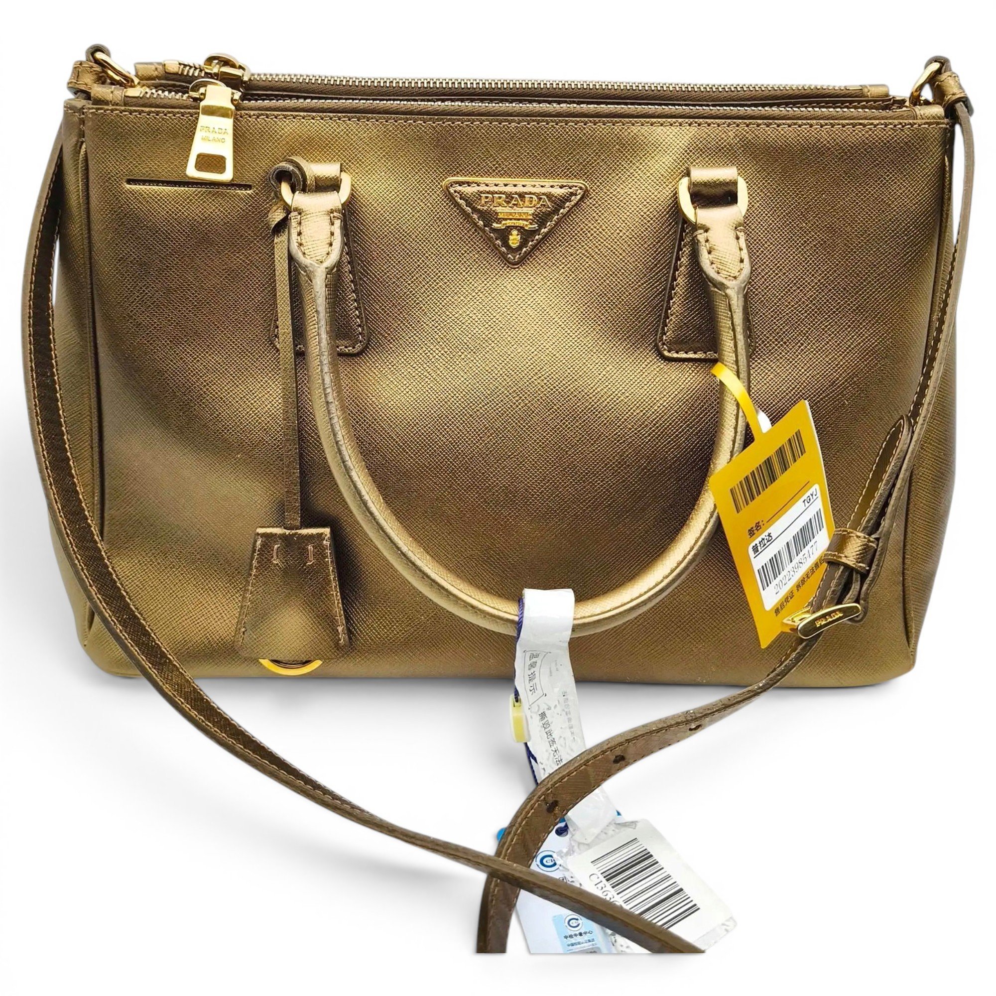 Galleria leather handbag