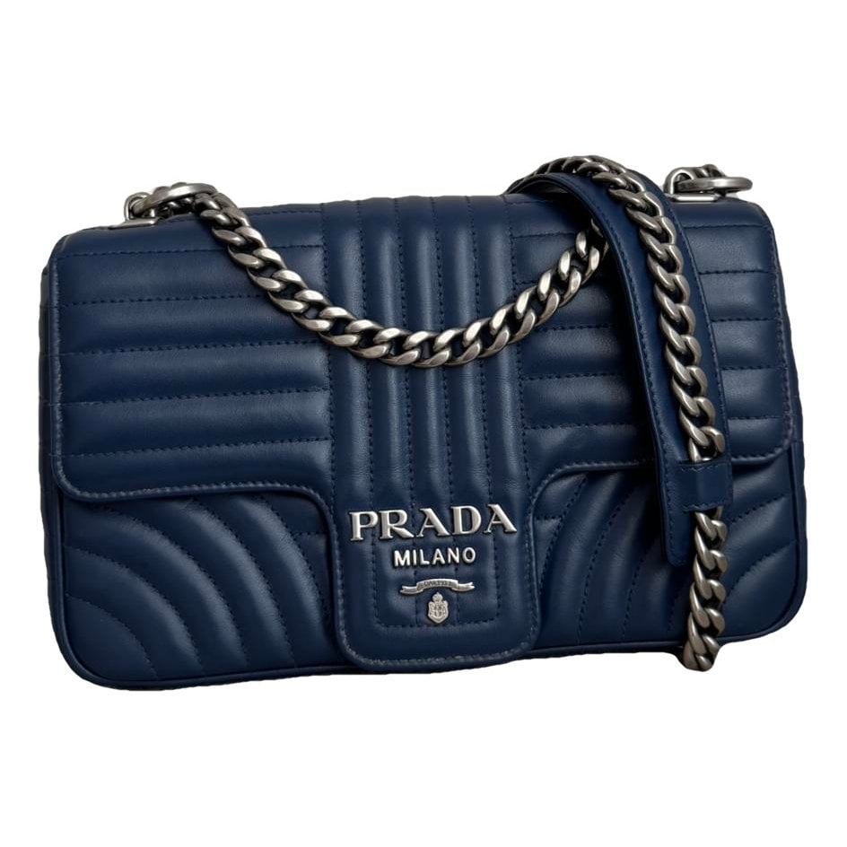 Diagramme leather clutch bag