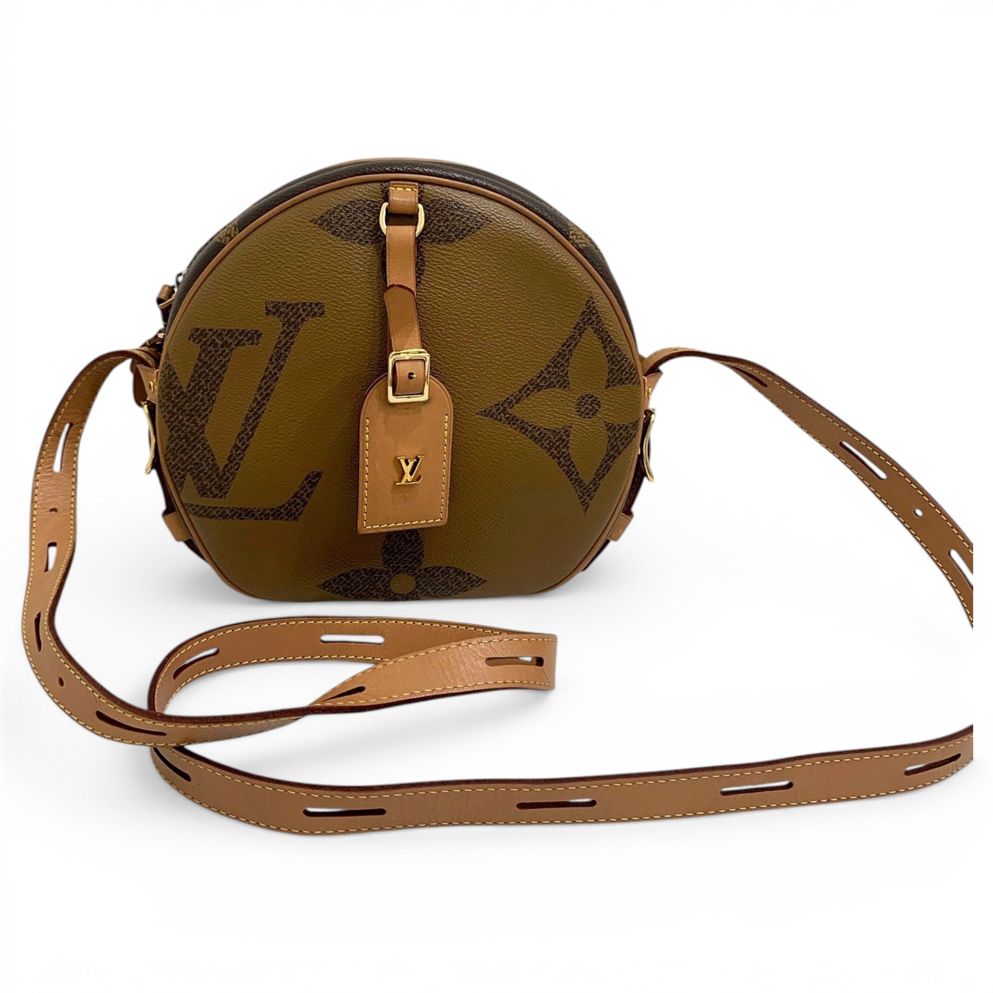 Boîte chapeau souple leather handbag