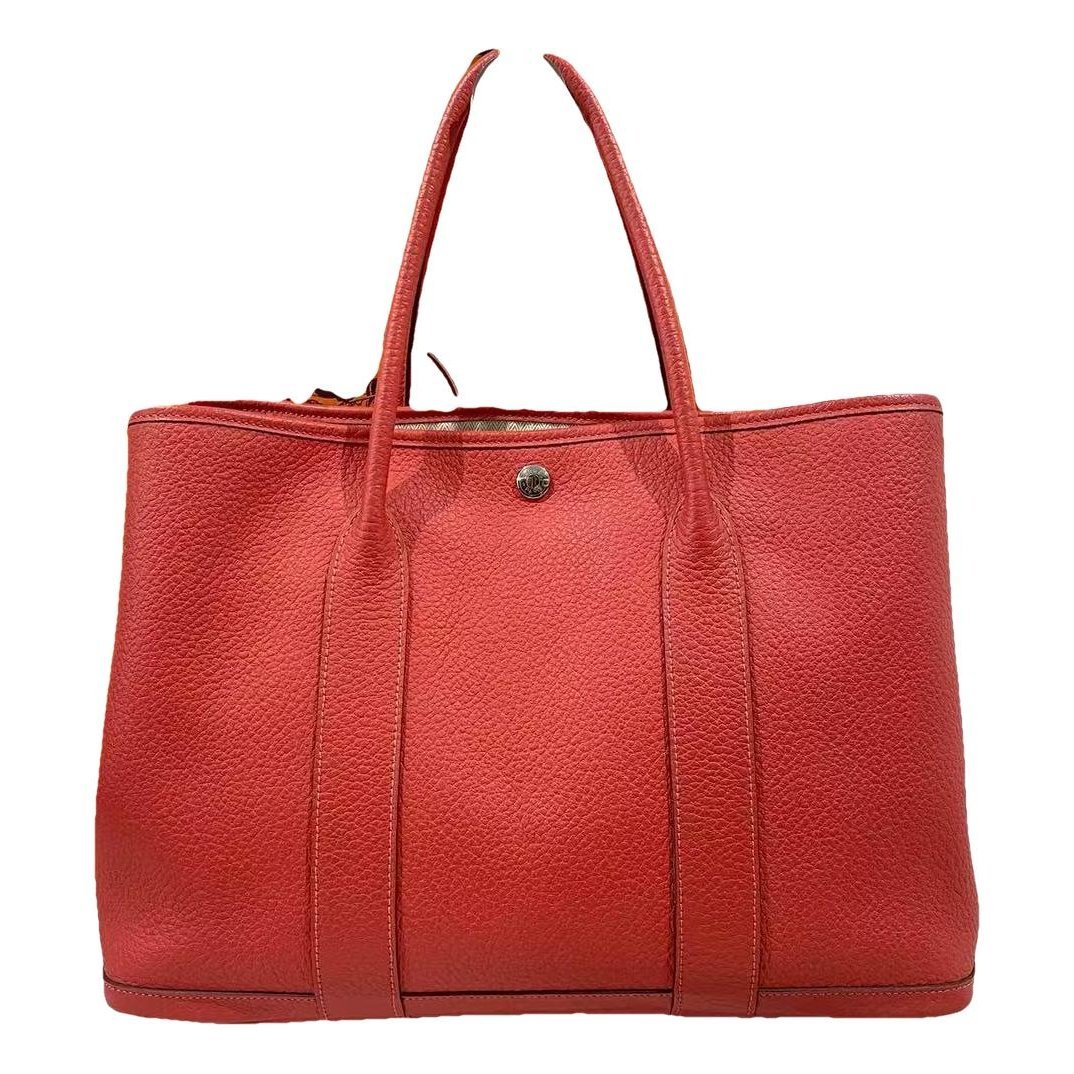 Garden Party leather handbag