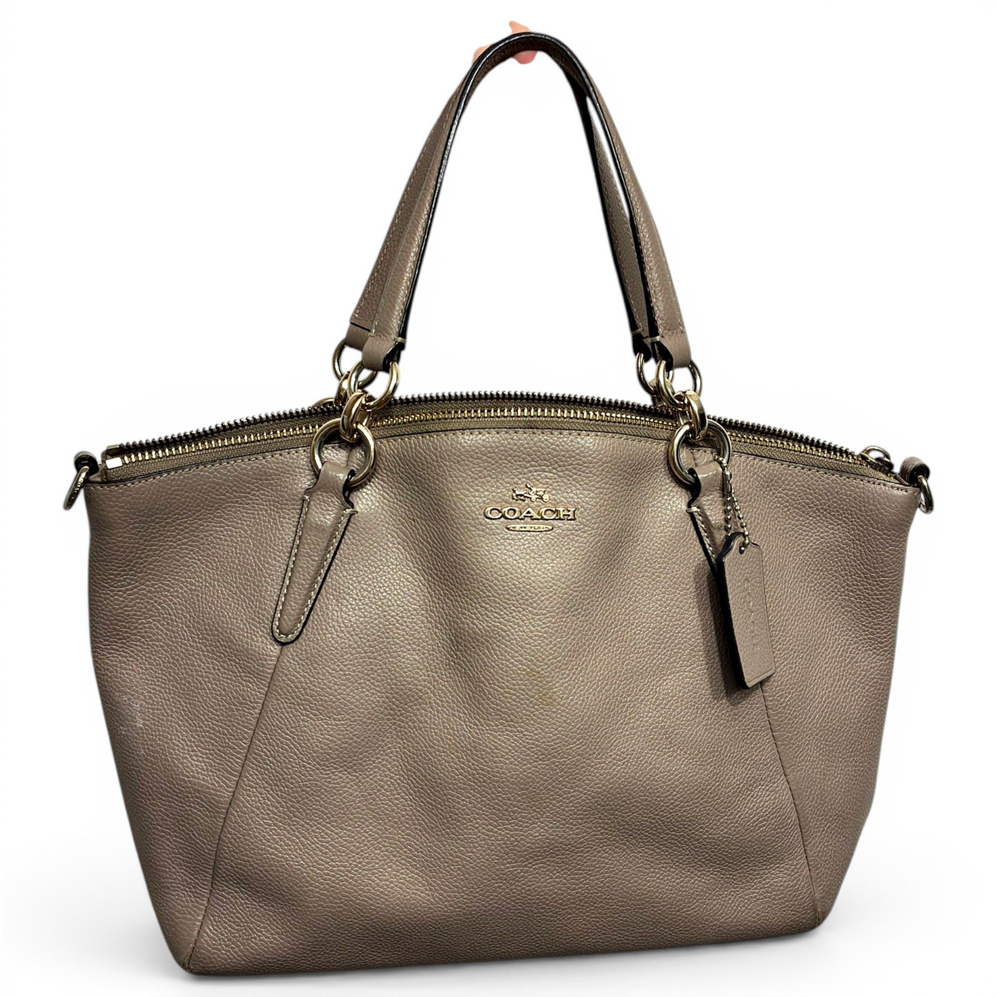 Leather handbag