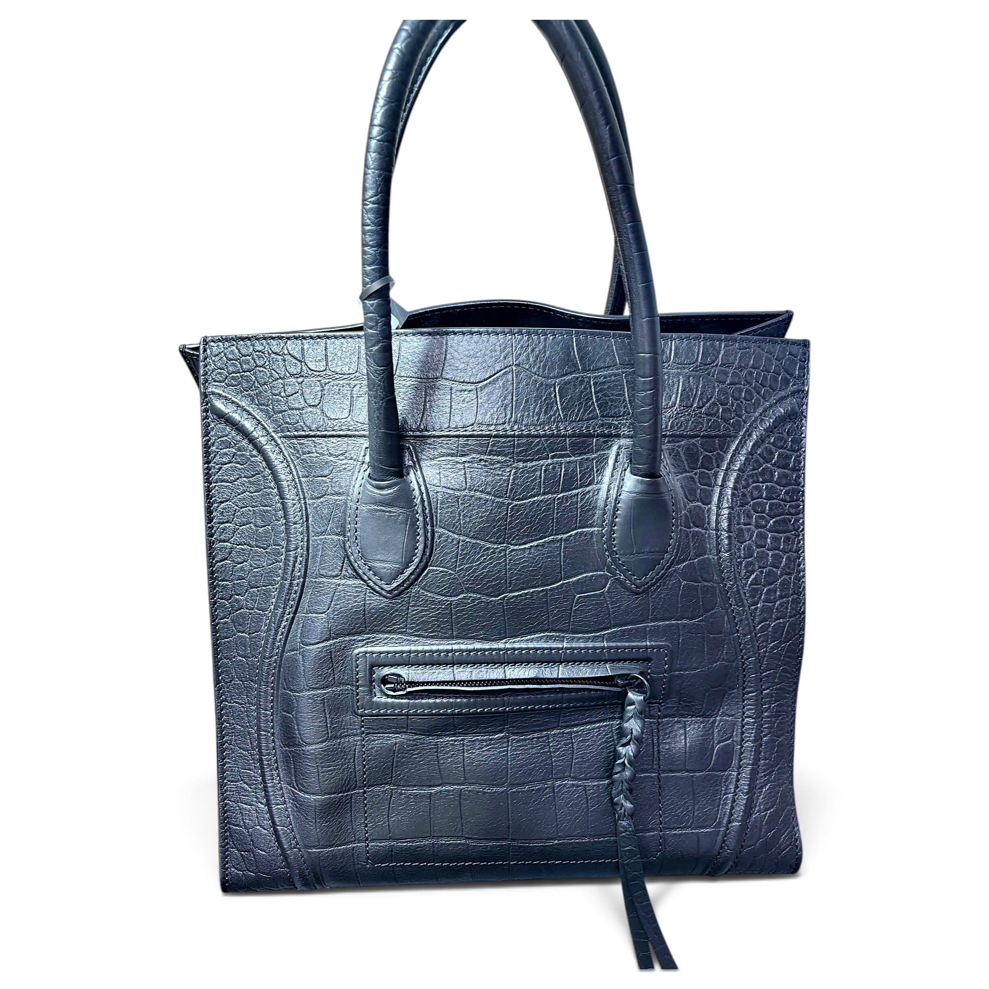Luggage leather handbag