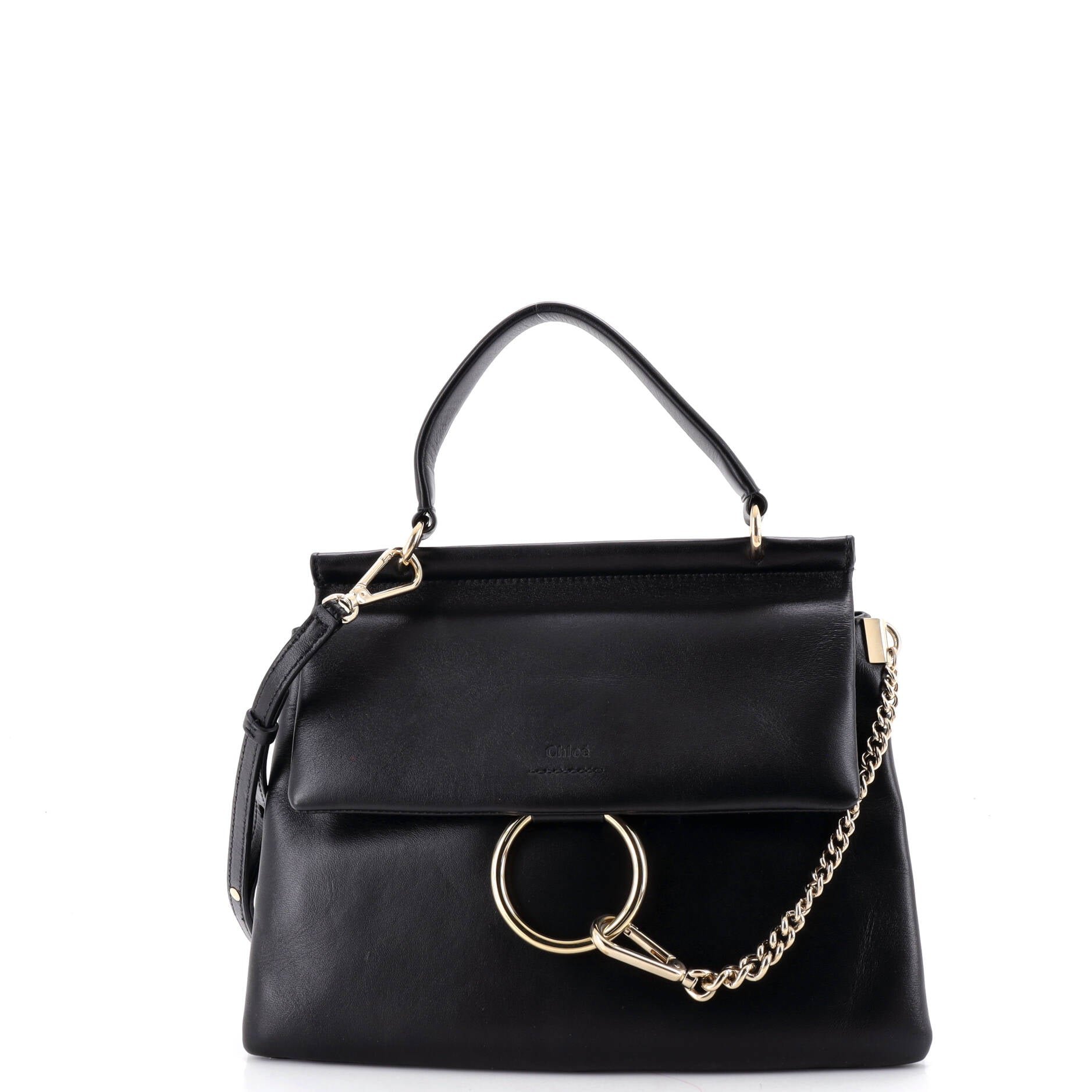 Faye Top Handle Bag Leather Small