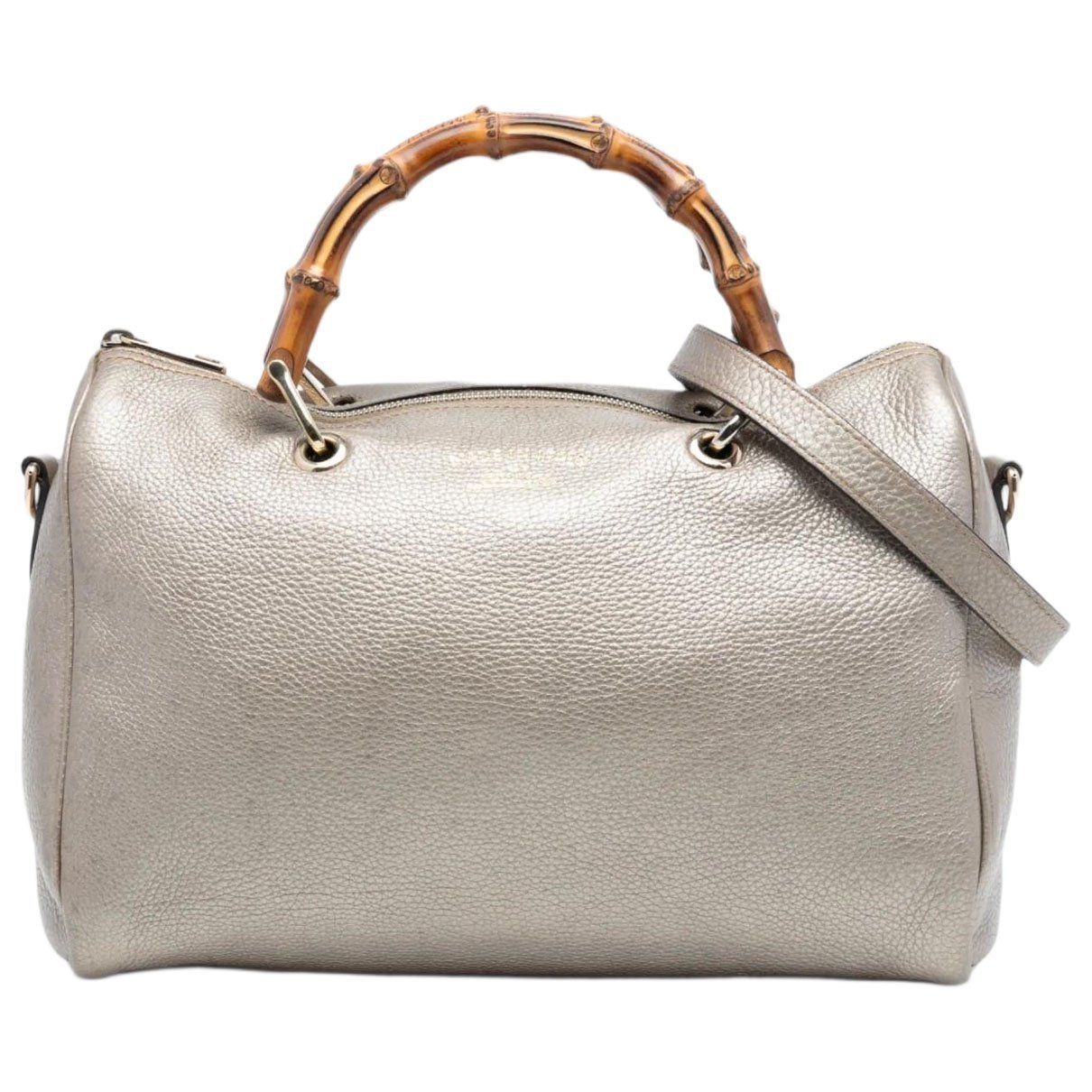 Bamboo leather satchel