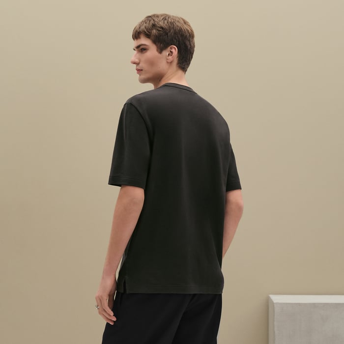 Vert Chrome "Piqures Sellier" T-shirt