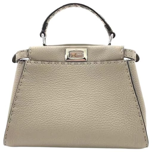 Peekaboo leather handbag