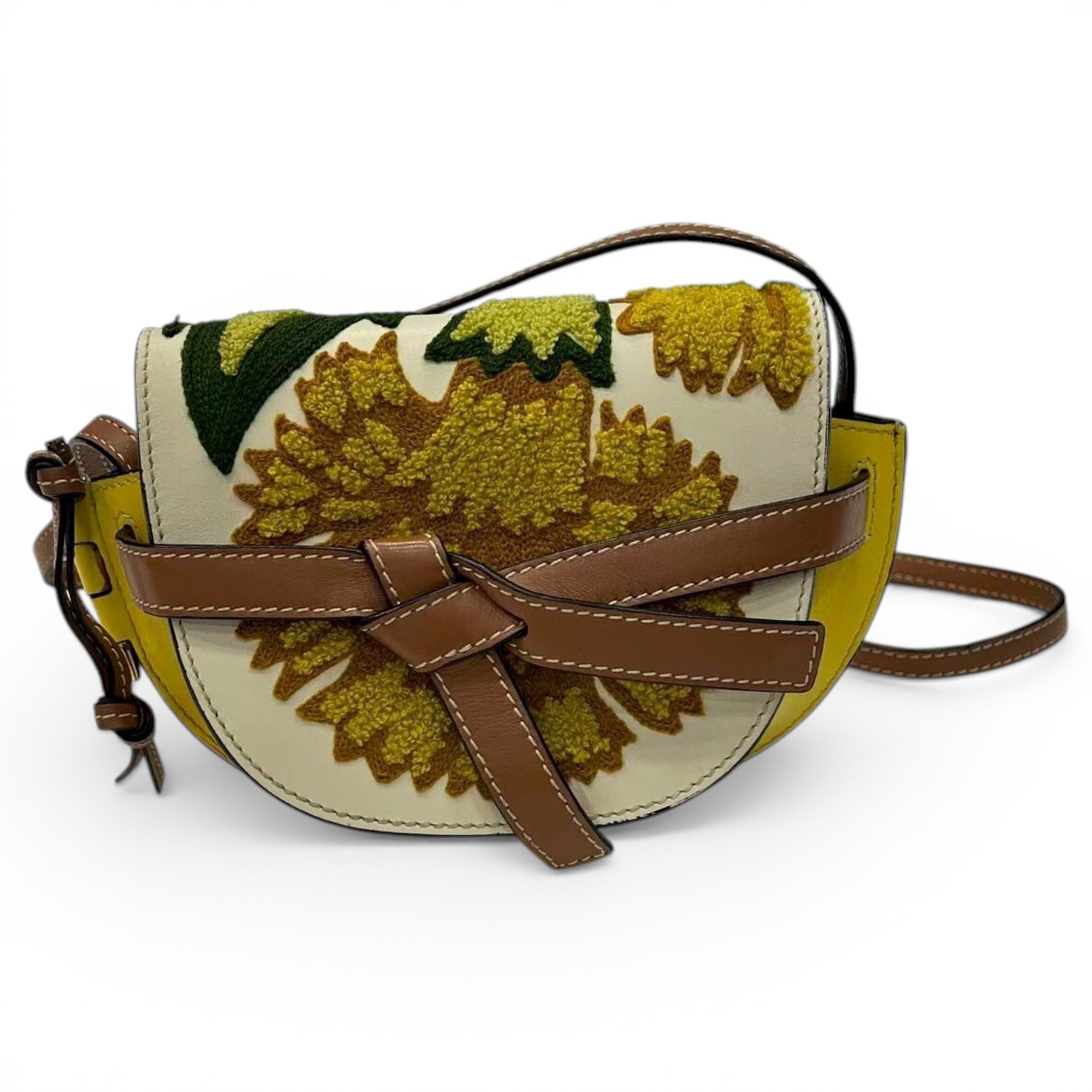 Gate leather crossbody bag